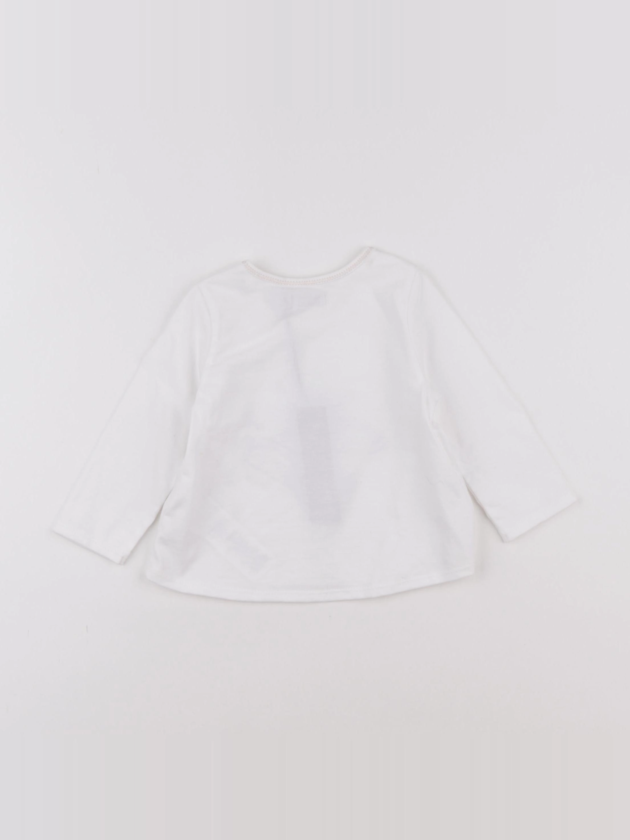IKKS - tee-shirt blanc - 12 mois