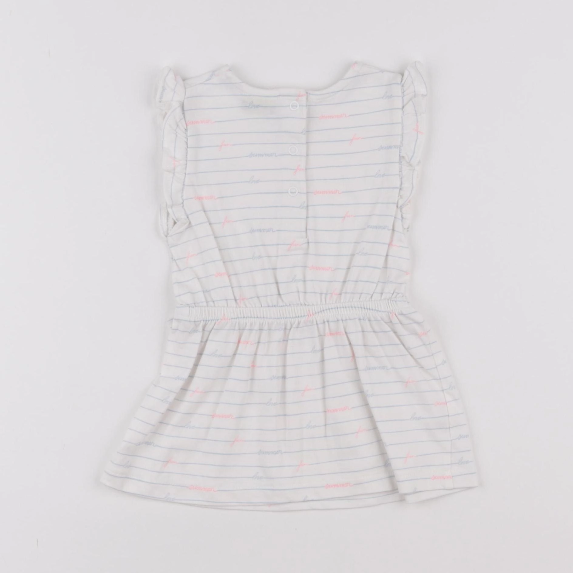 Tape à l'oeil - robe blanc - 6 mois