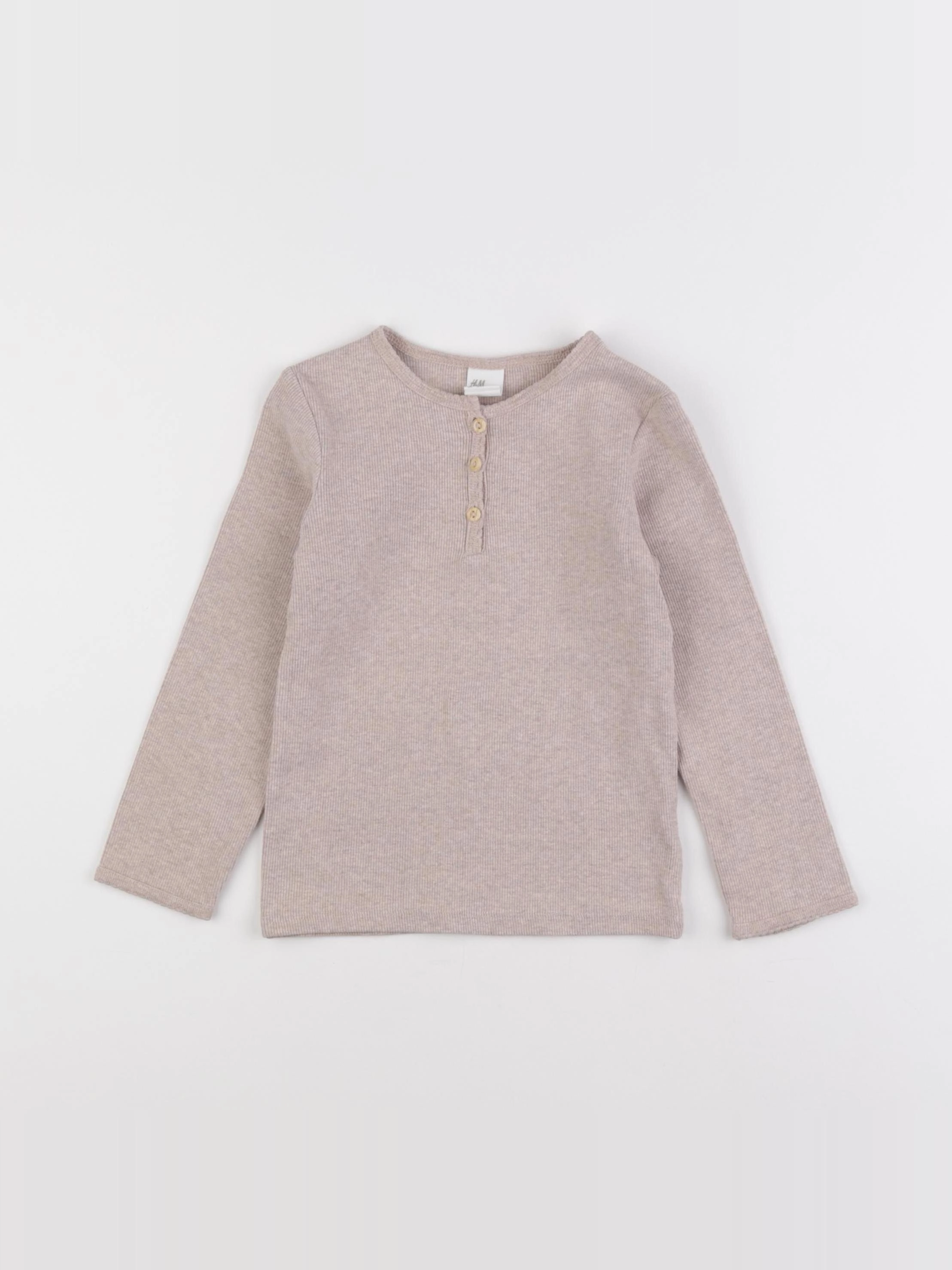 H&M - tee-shirt rose - 3/4 ans