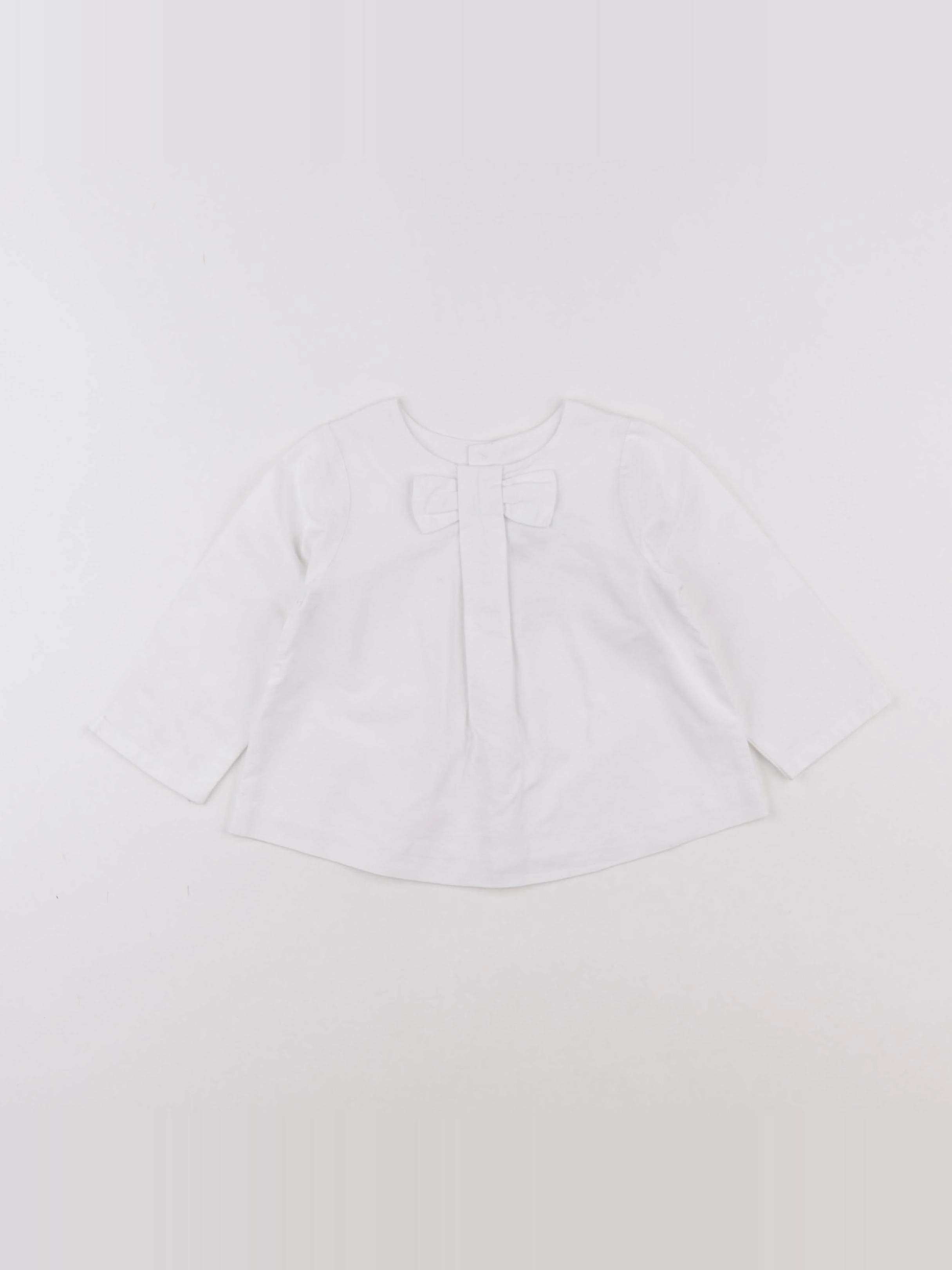 Jacadi - blouse blanc - 12 mois