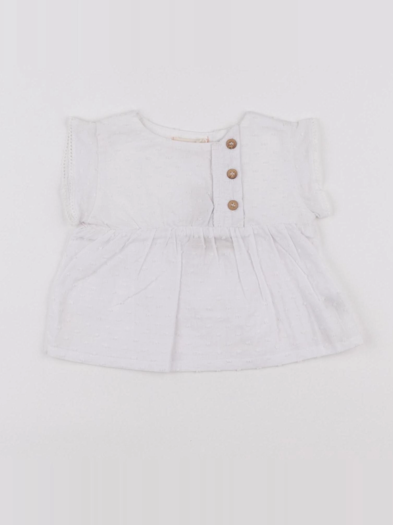 Marlot Paris - blouse blanc - 3 mois