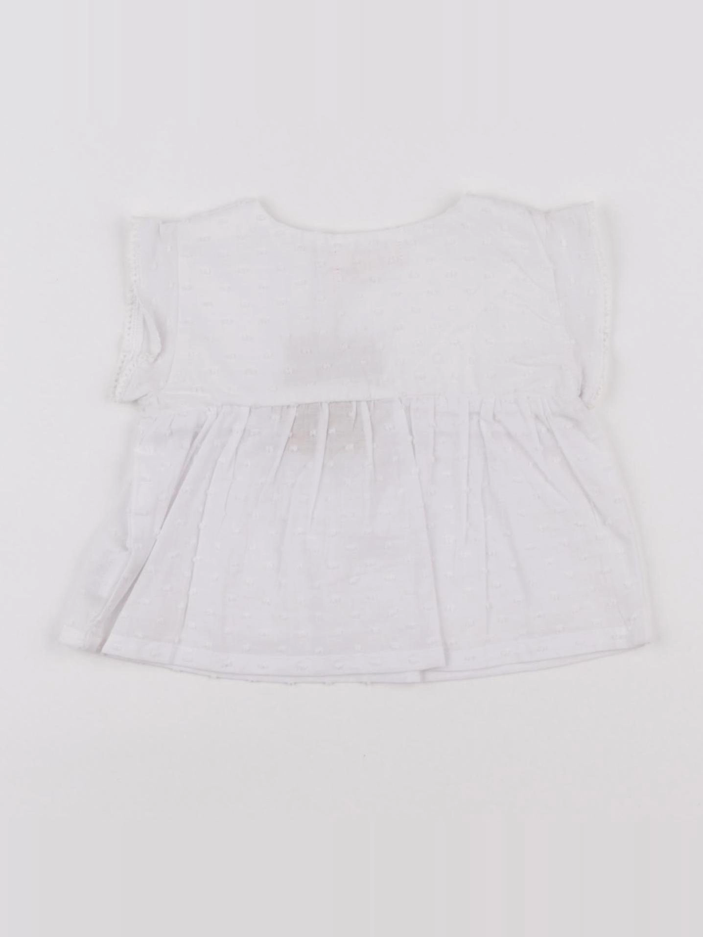 Marlot Paris - blouse blanc - 3 mois