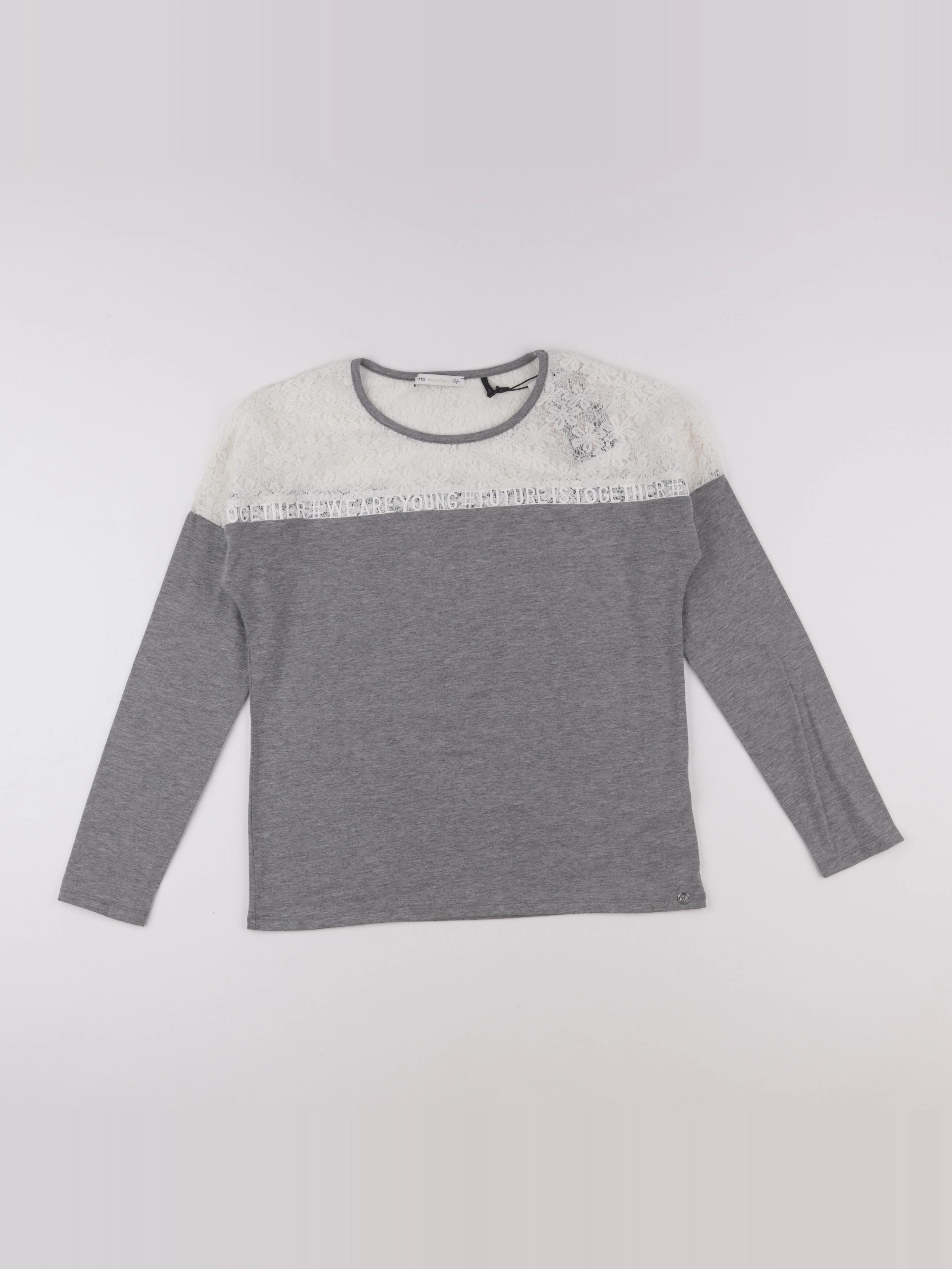 IKKS - tee-shirt gris - 14 ans