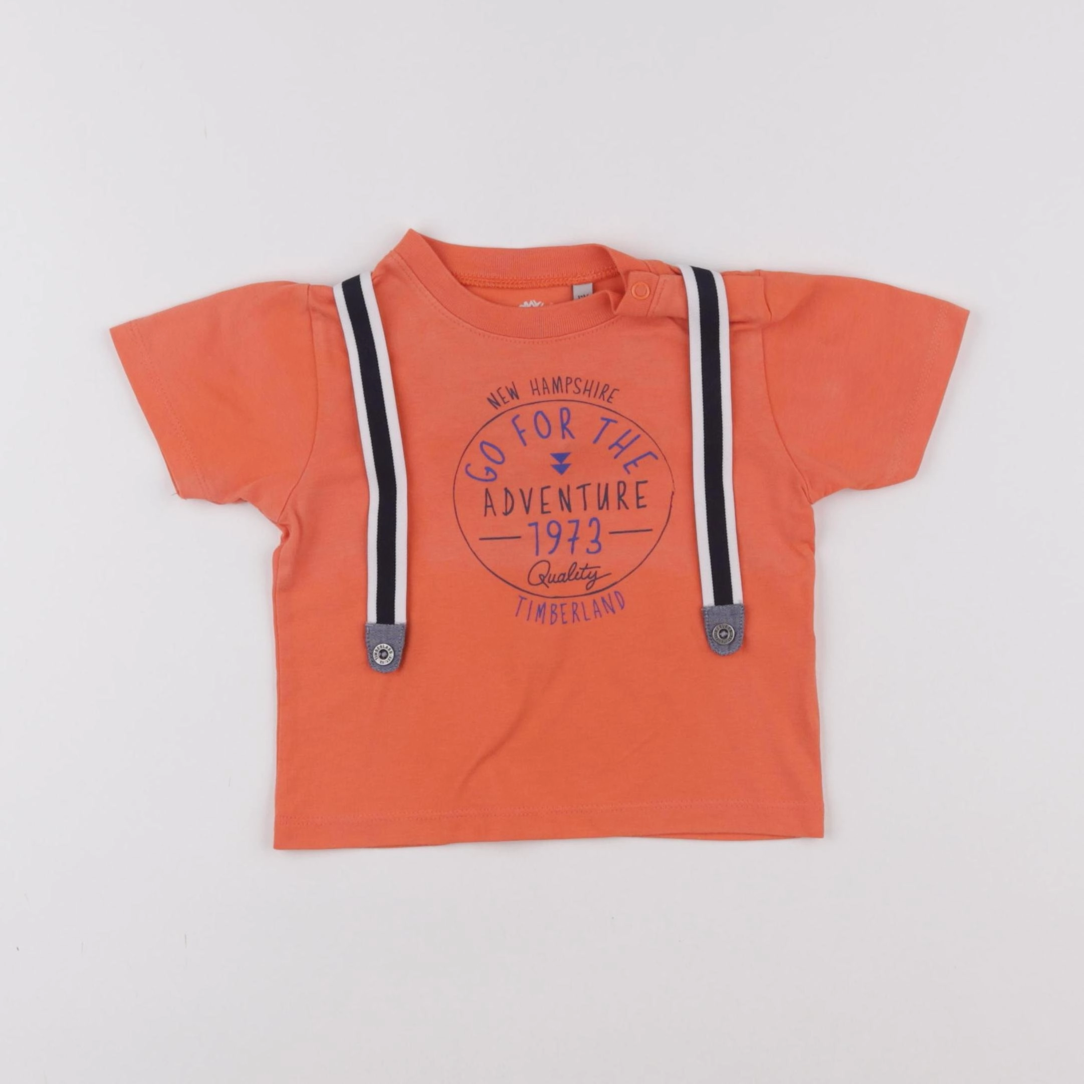 Timberland - tee-shirt orange - 12 mois