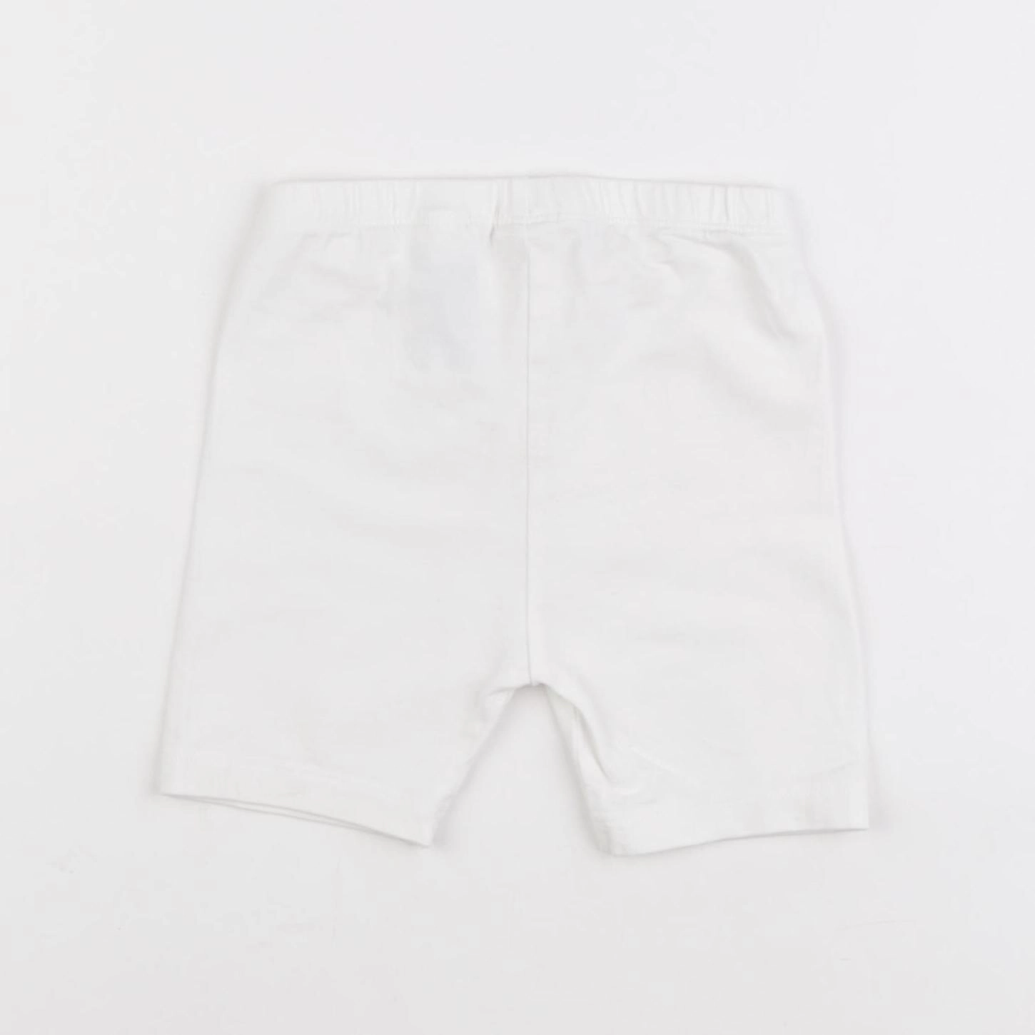 H&M - short blanc - 12/18 mois