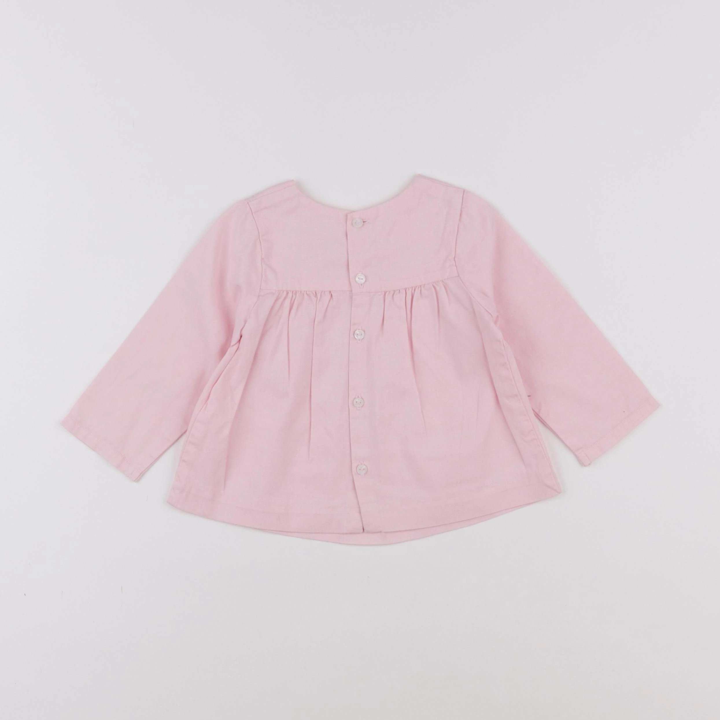 Jacadi - blouse rose - 12 mois