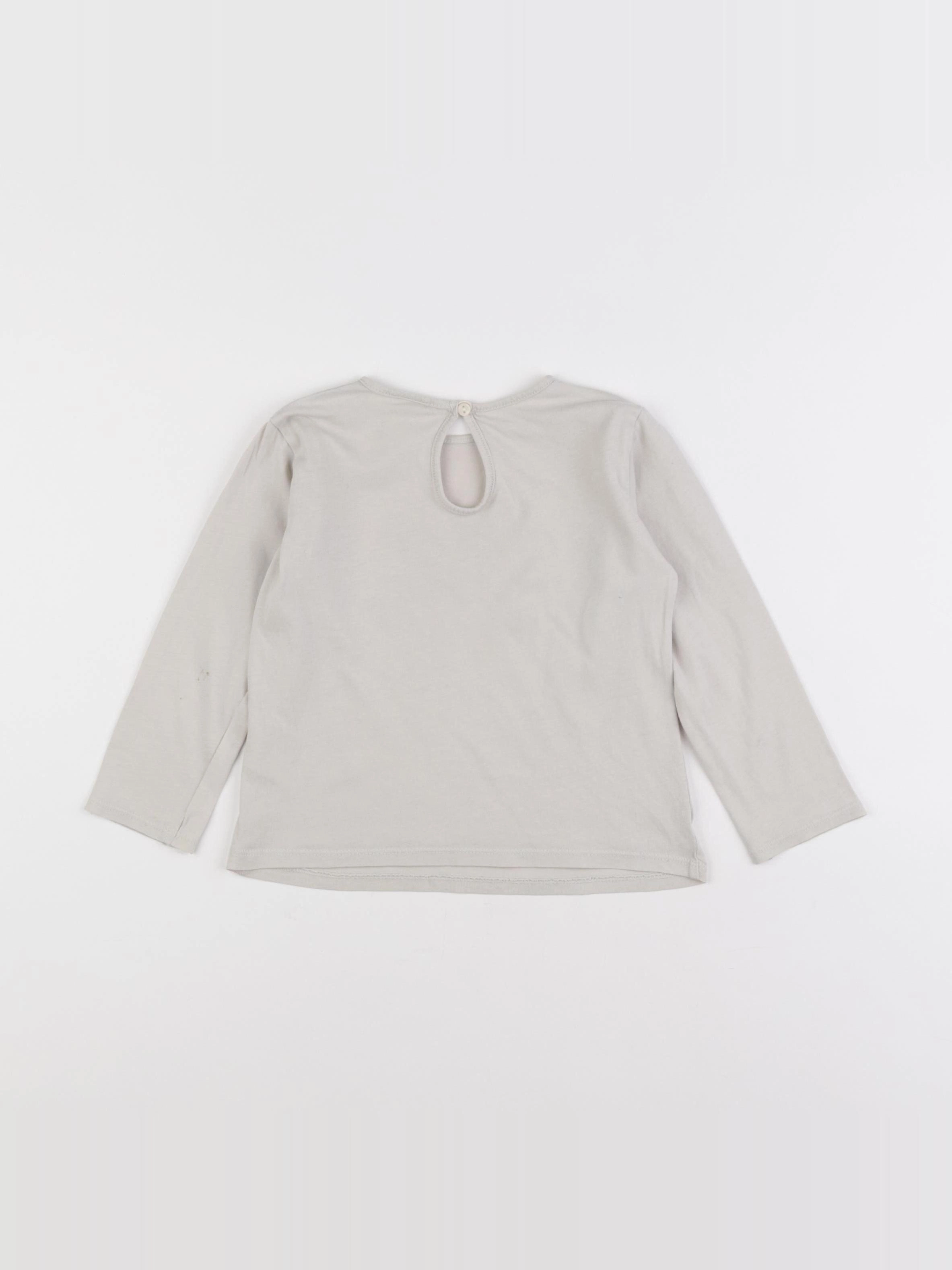 H&M - tee-shirt beige - 18 mois à 2 ans