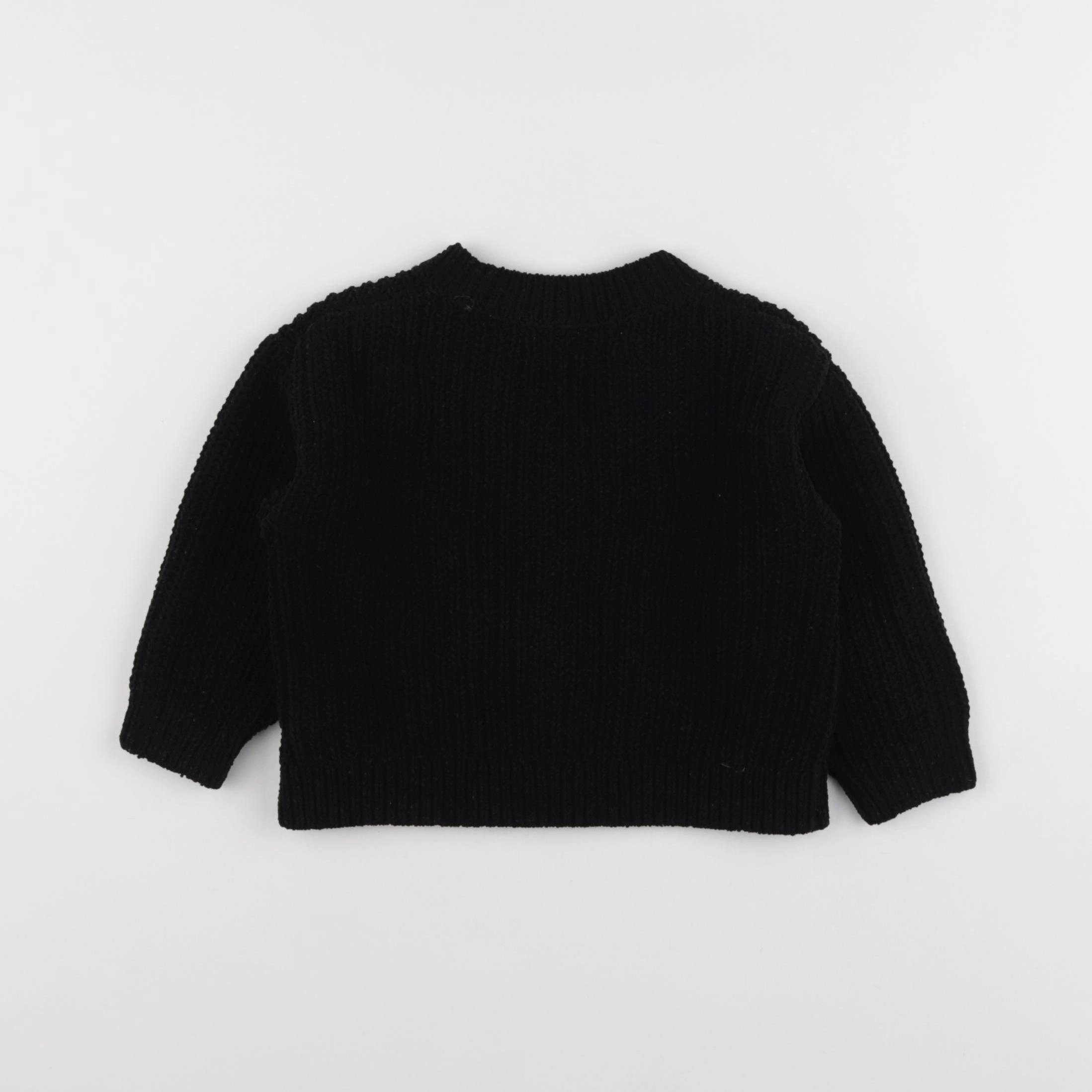 H&M - gilet noir - 18 mois à 2 ans