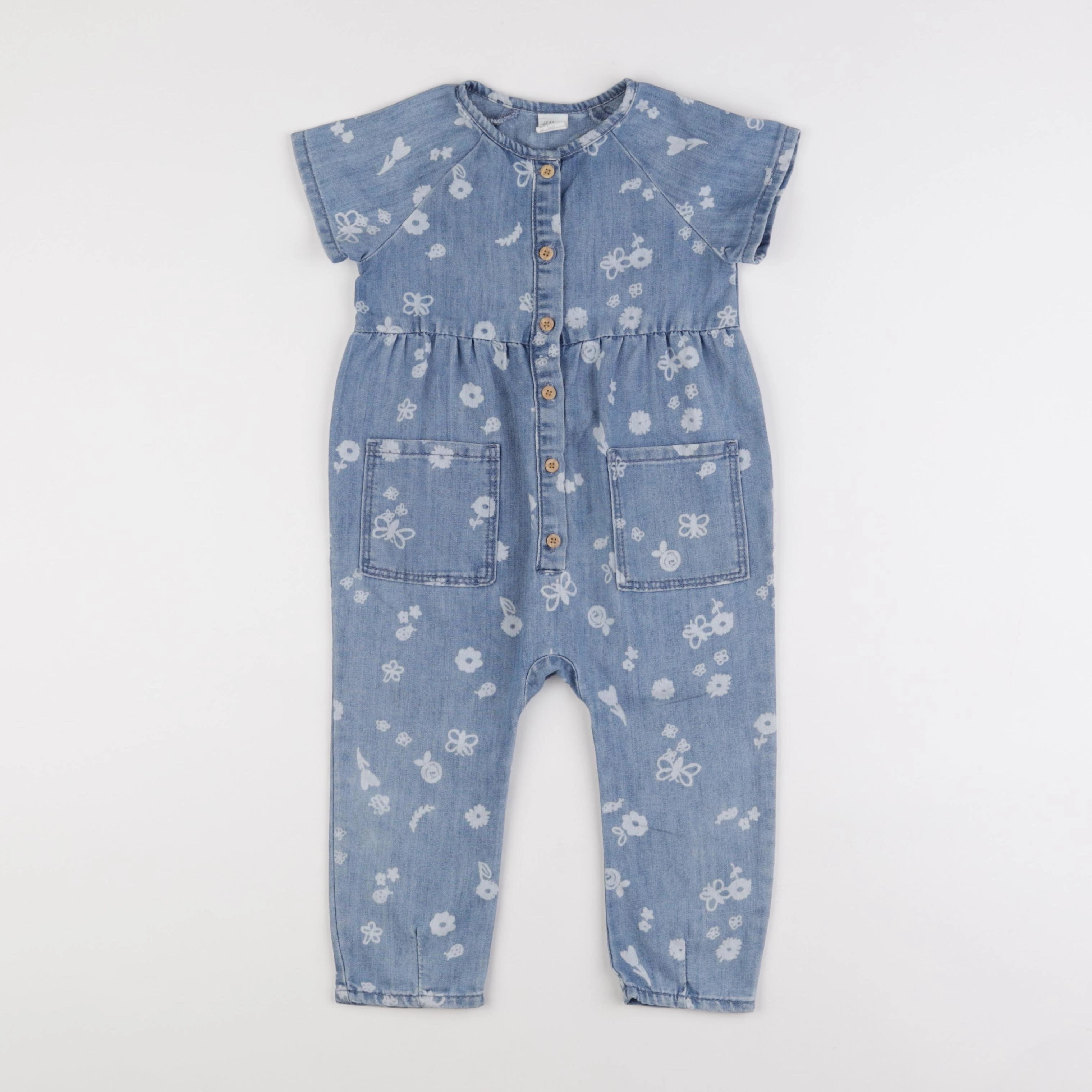H&M - combinaison bleu - 18 mois à 2 ans