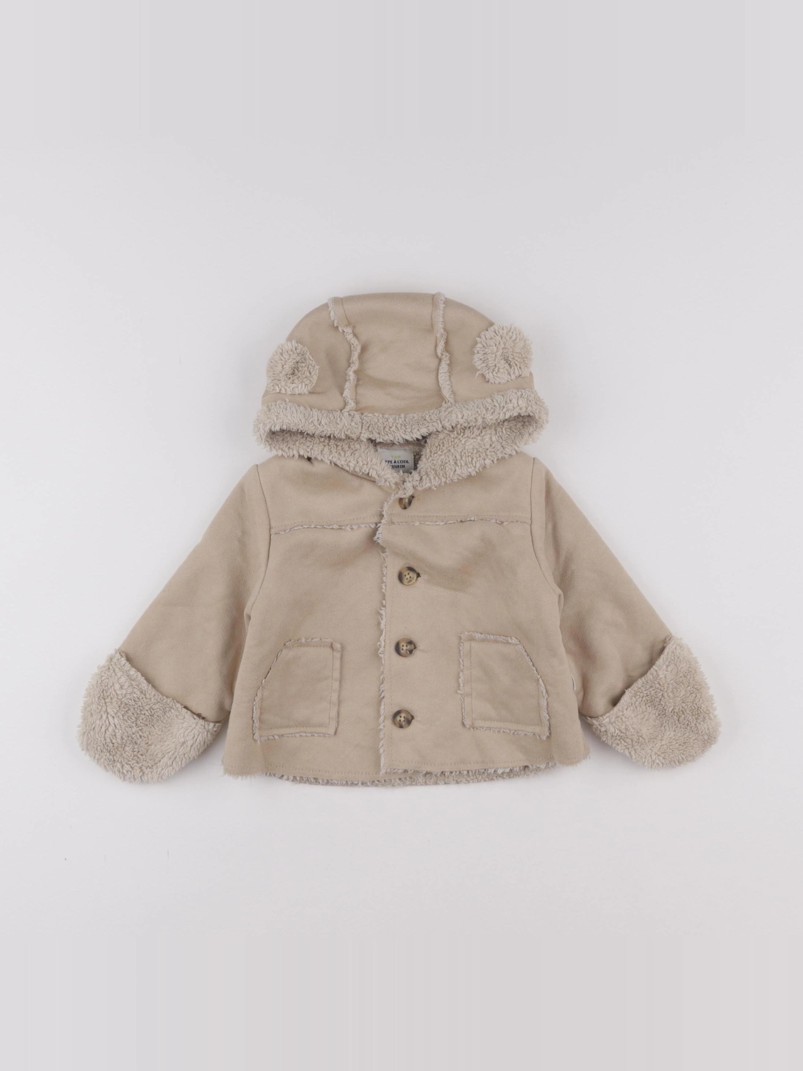 Tape à l'oeil - veste beige - 6 mois