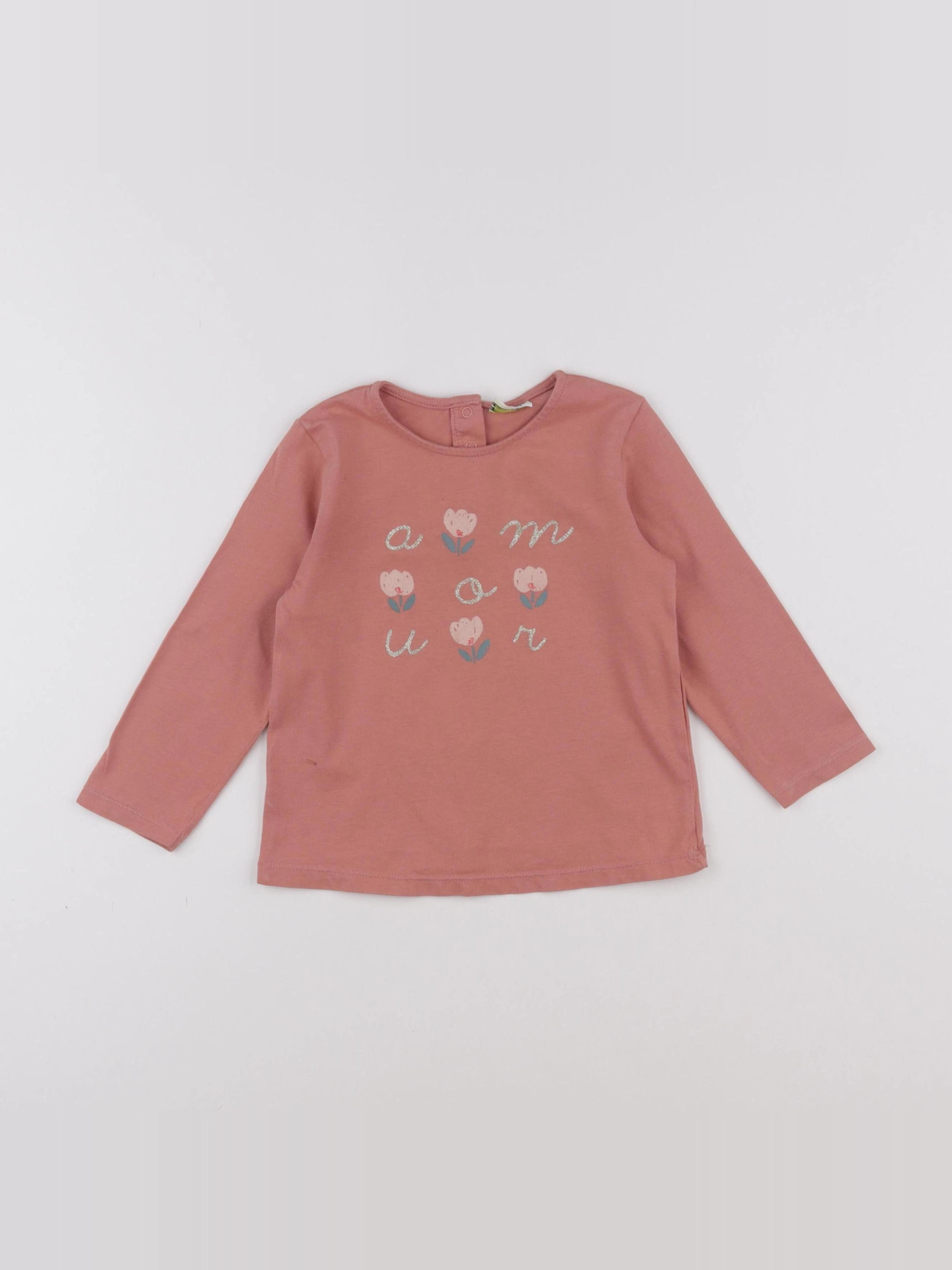 Tape à l'oeil - tee-shirt rose - 3 ans