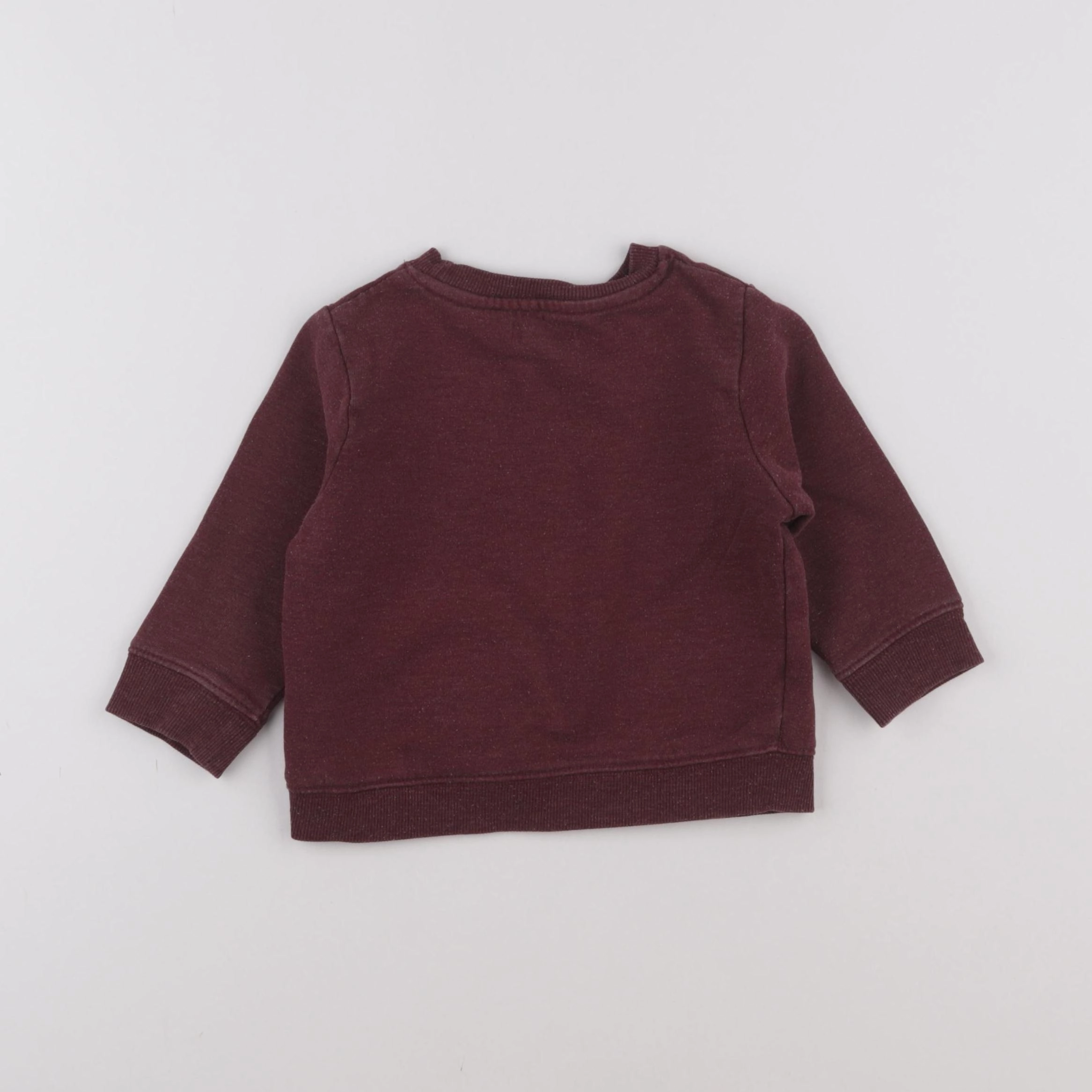 Vertbaudet - sweat rouge - 2 ans