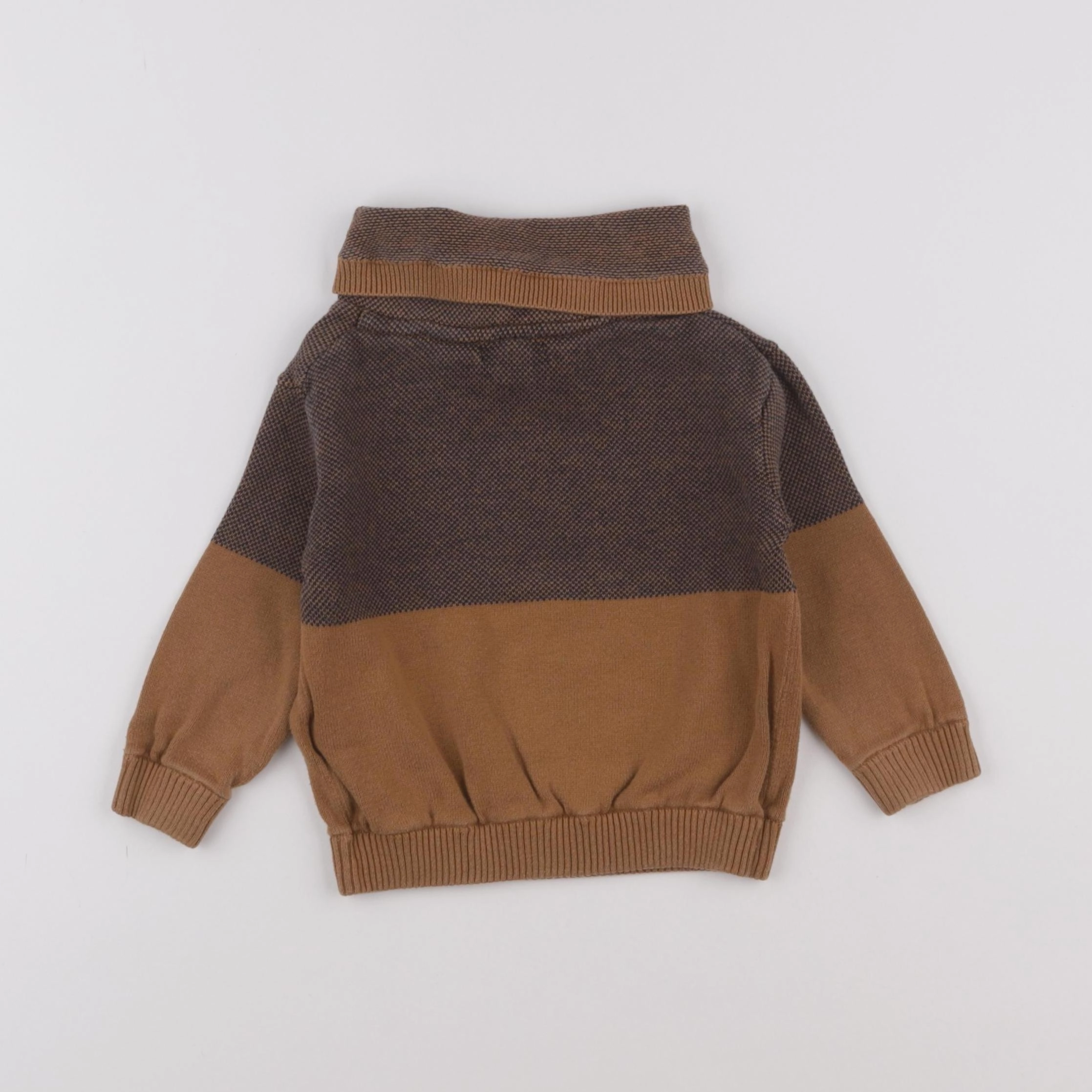 Vertbaudet - pull marron - 2 ans