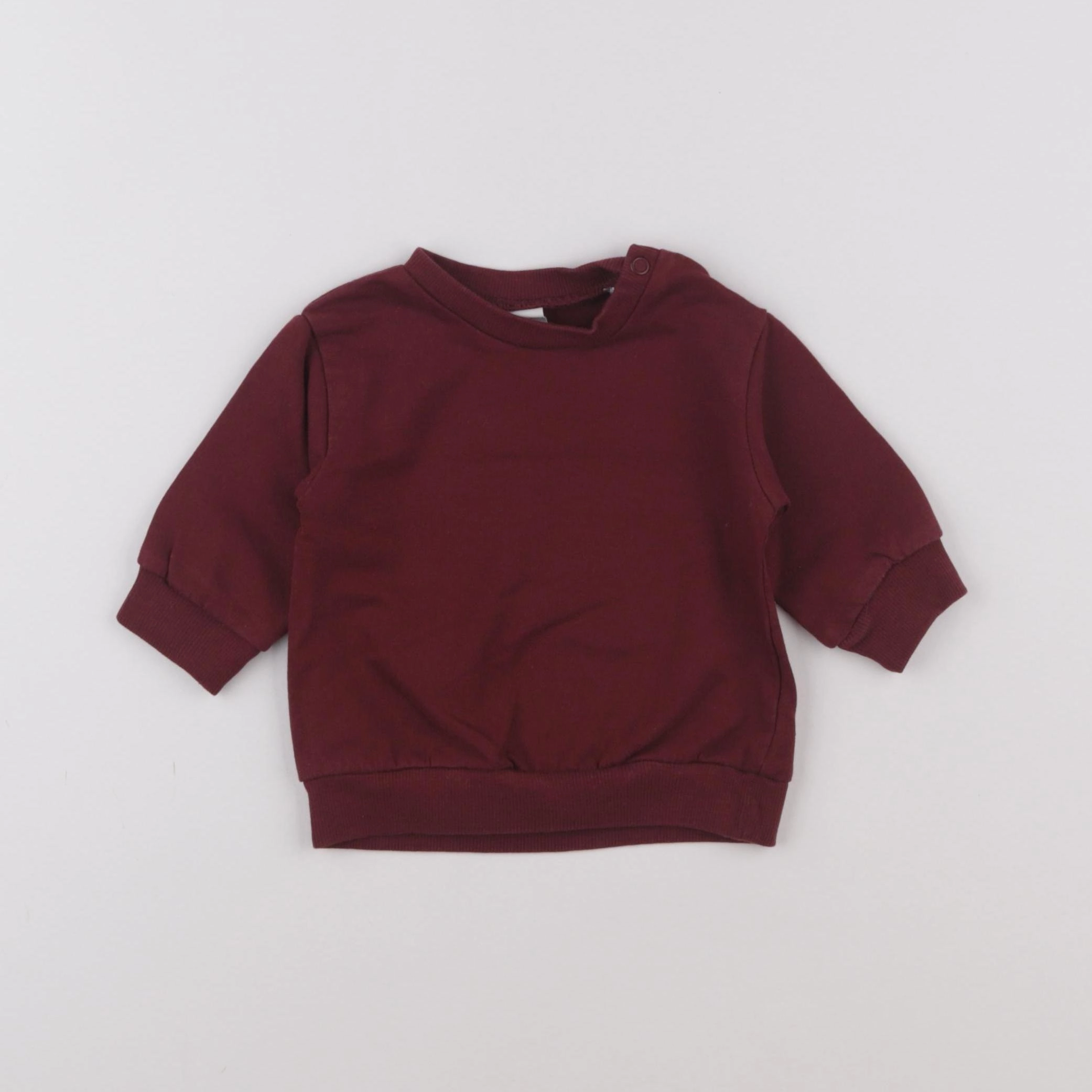 H&M - sweat rouge - 3 mois