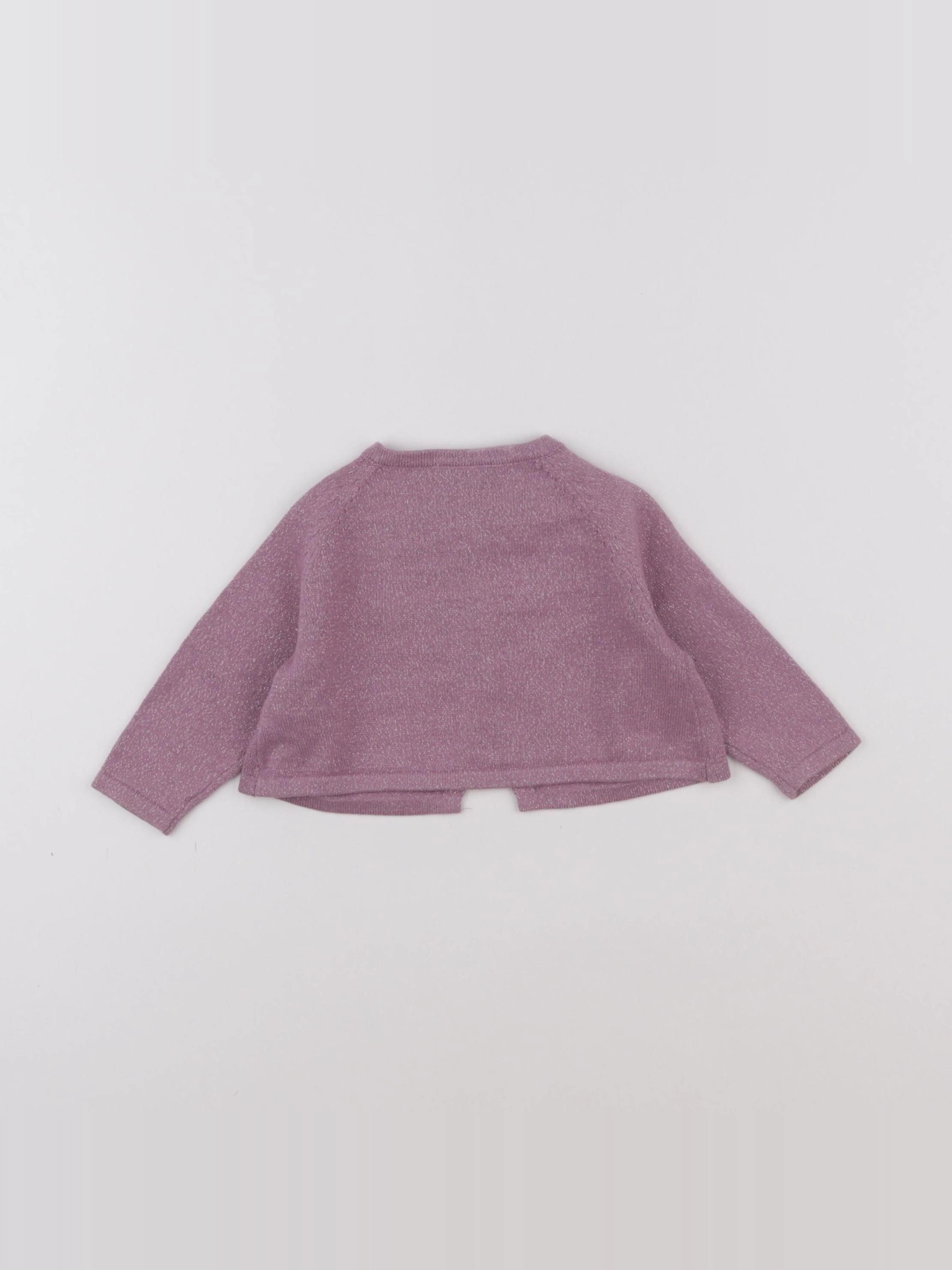 Tape à l'oeil - gilet rose - 6 mois
