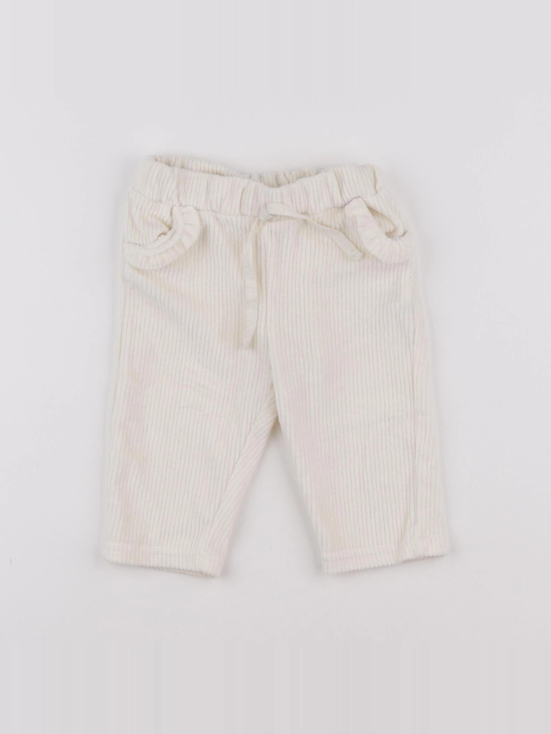 Tape à l'oeil - pantalon blanc - 6 mois