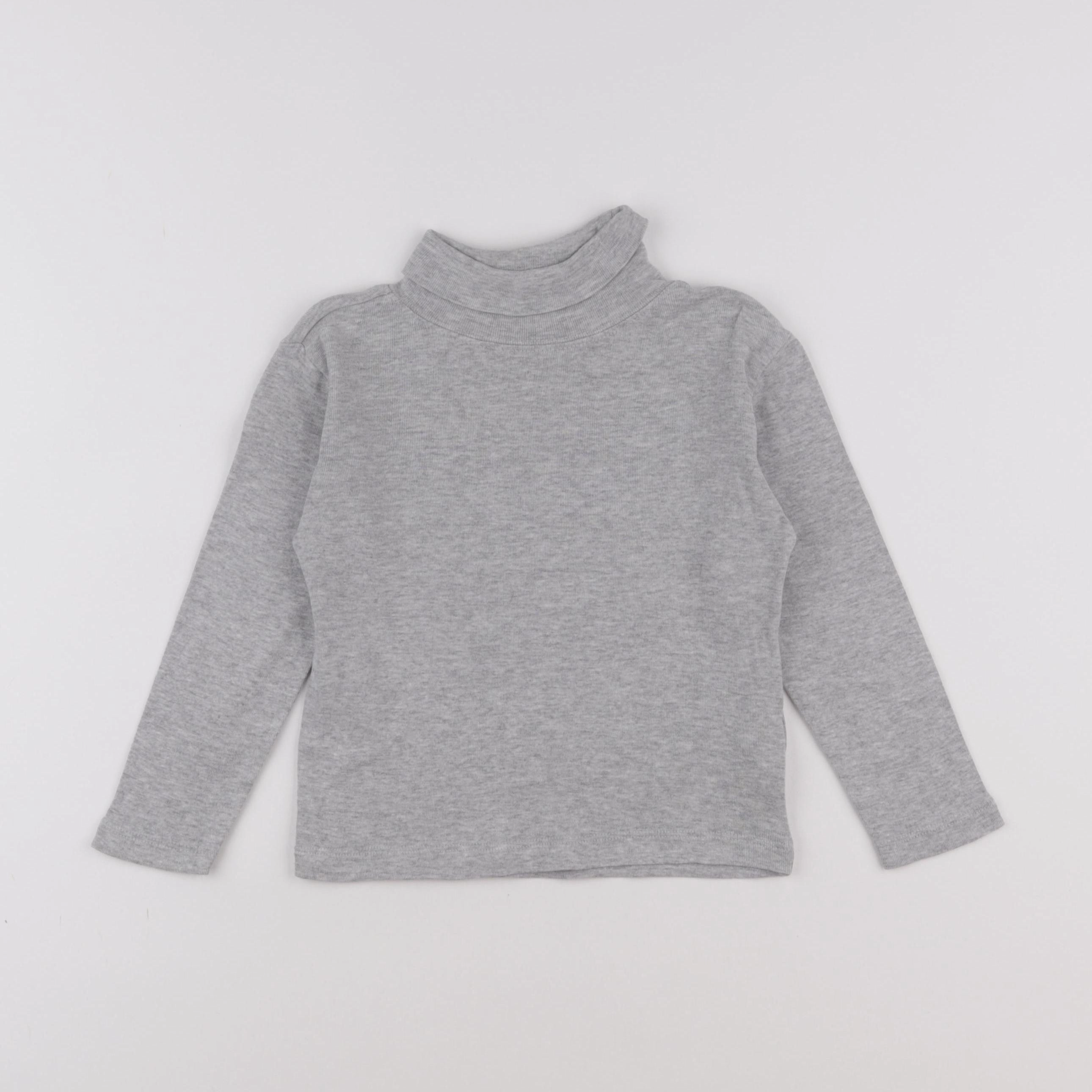 Vertbaudet - sous-pull gris - 4 ans