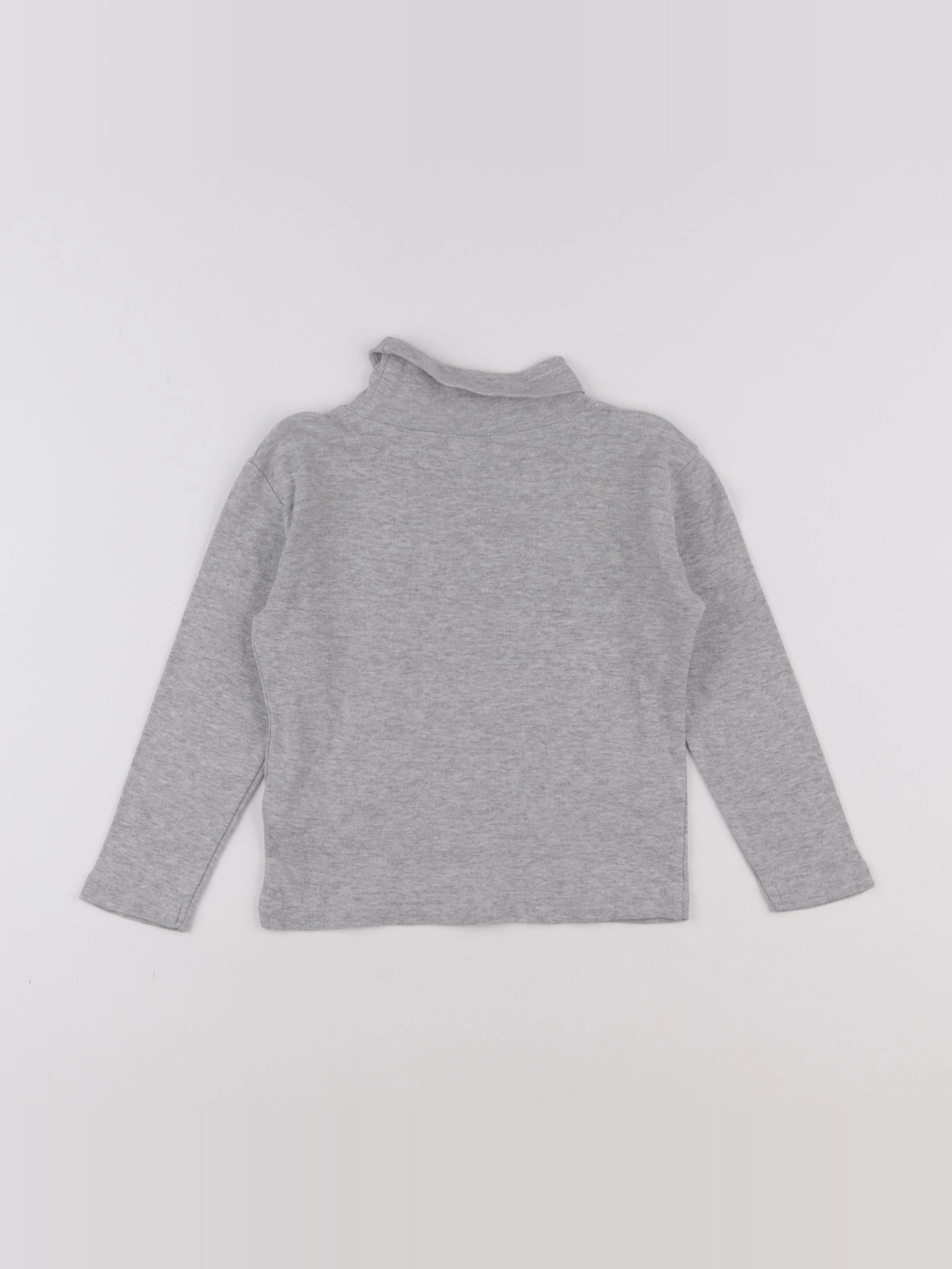 Vertbaudet - sous-pull gris - 4 ans