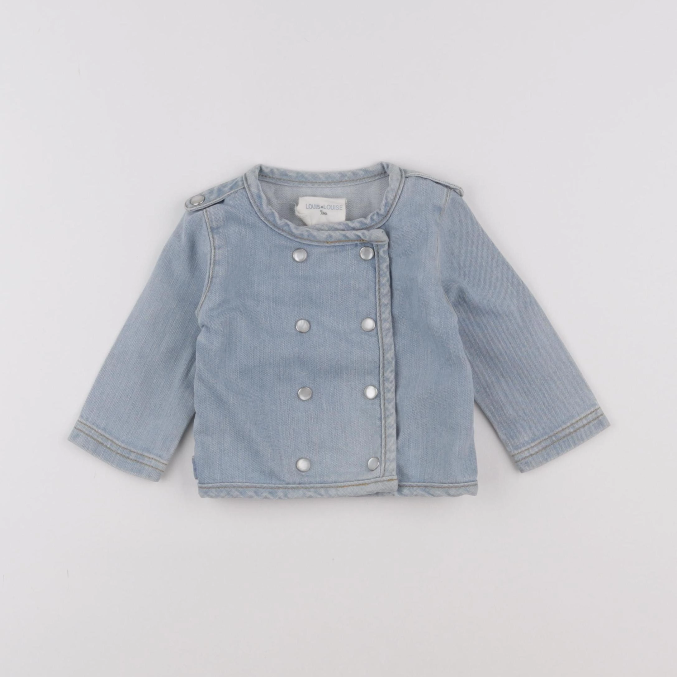 Louis Louise - veste bleu - 6 mois