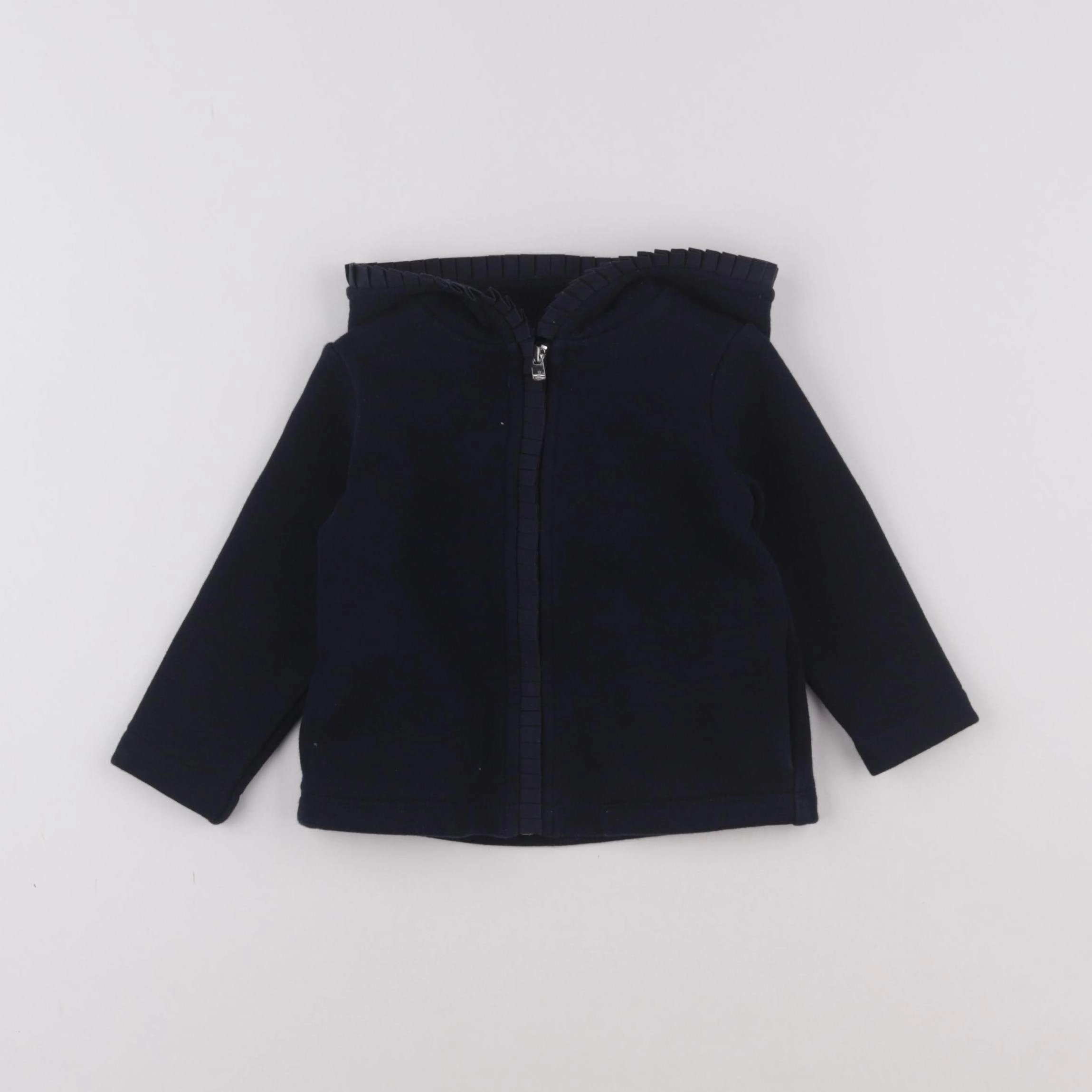 Jacadi - sweat bleu - 12 mois