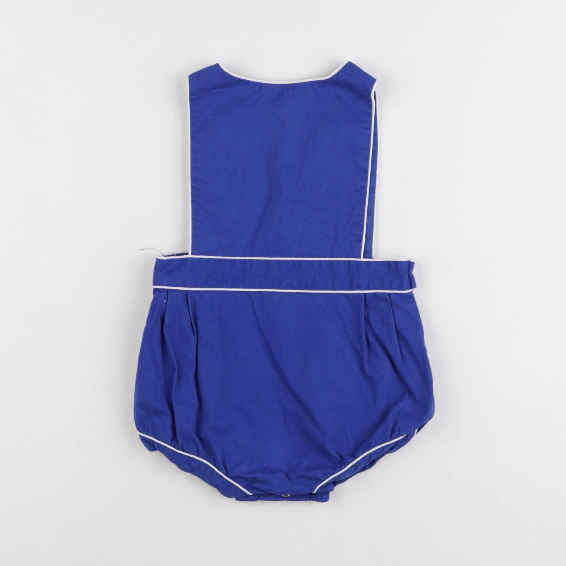 Jacadi - combinaison bleu, blanc - 12 mois