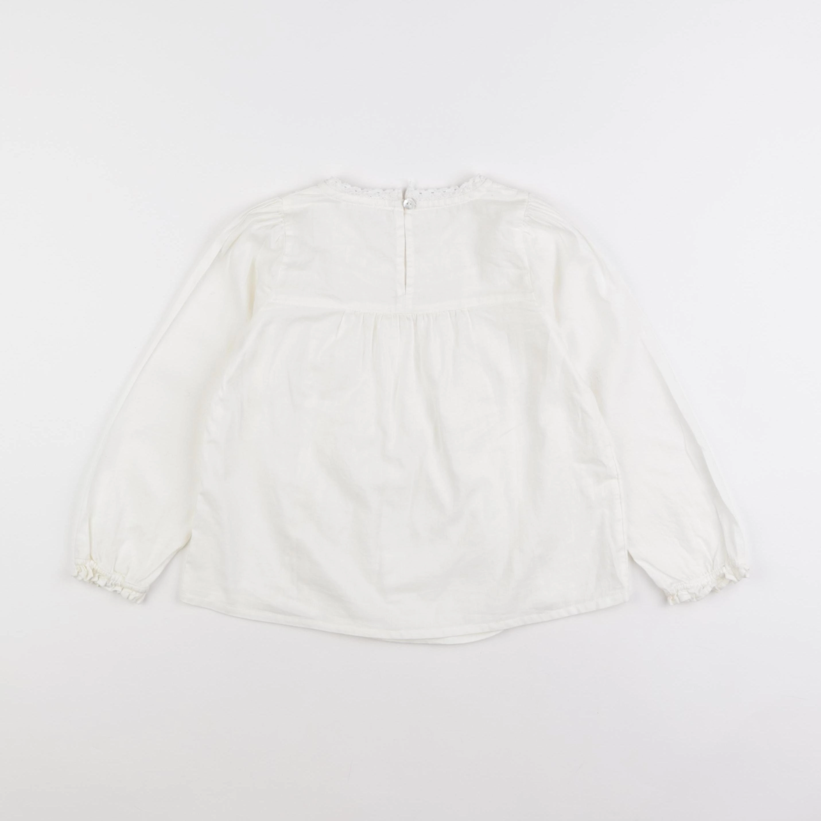 Monoprix - blouse blanc - 6 ans