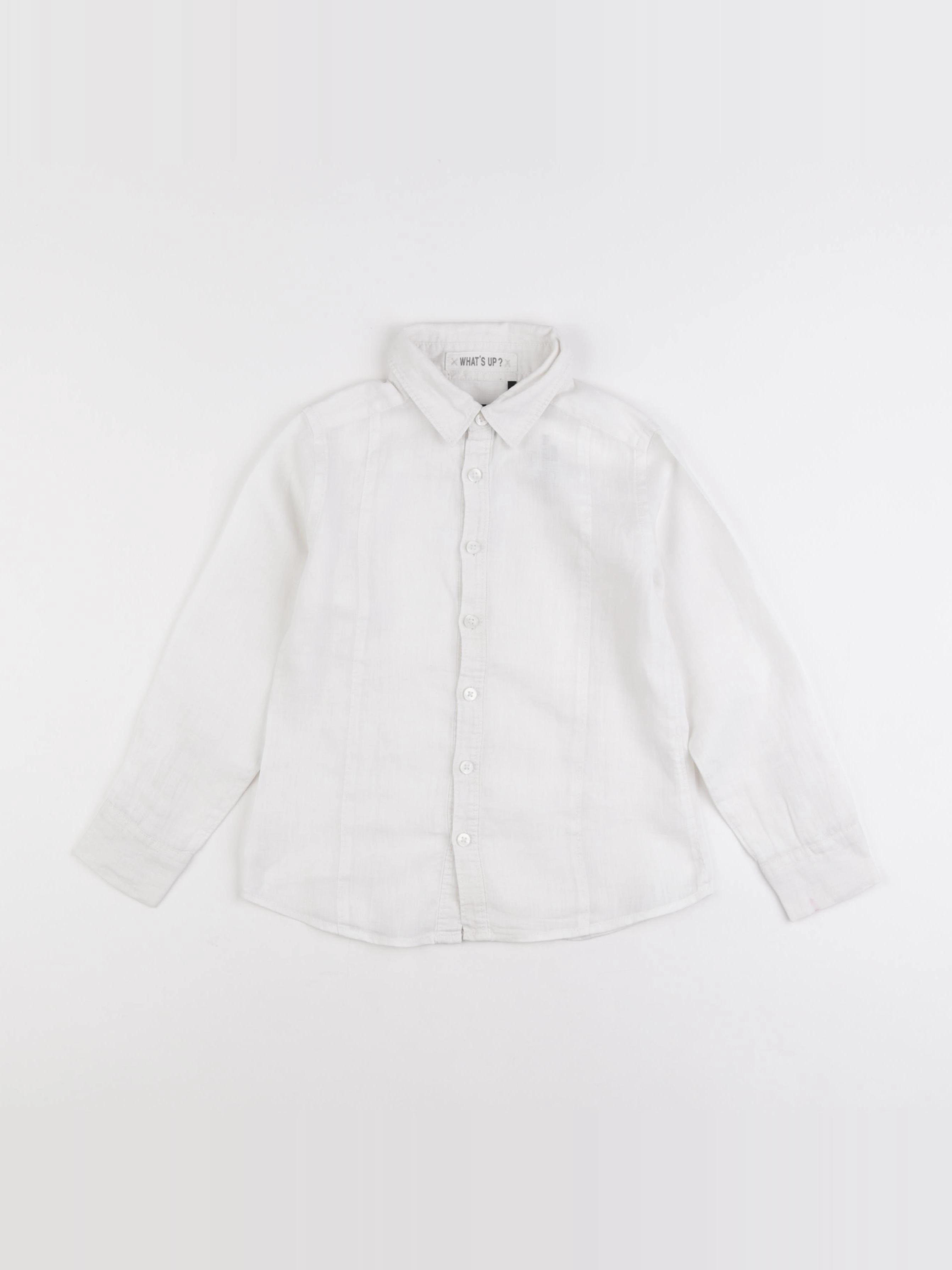 IKKS - chemise imprimé au dos blanc - 5 ans