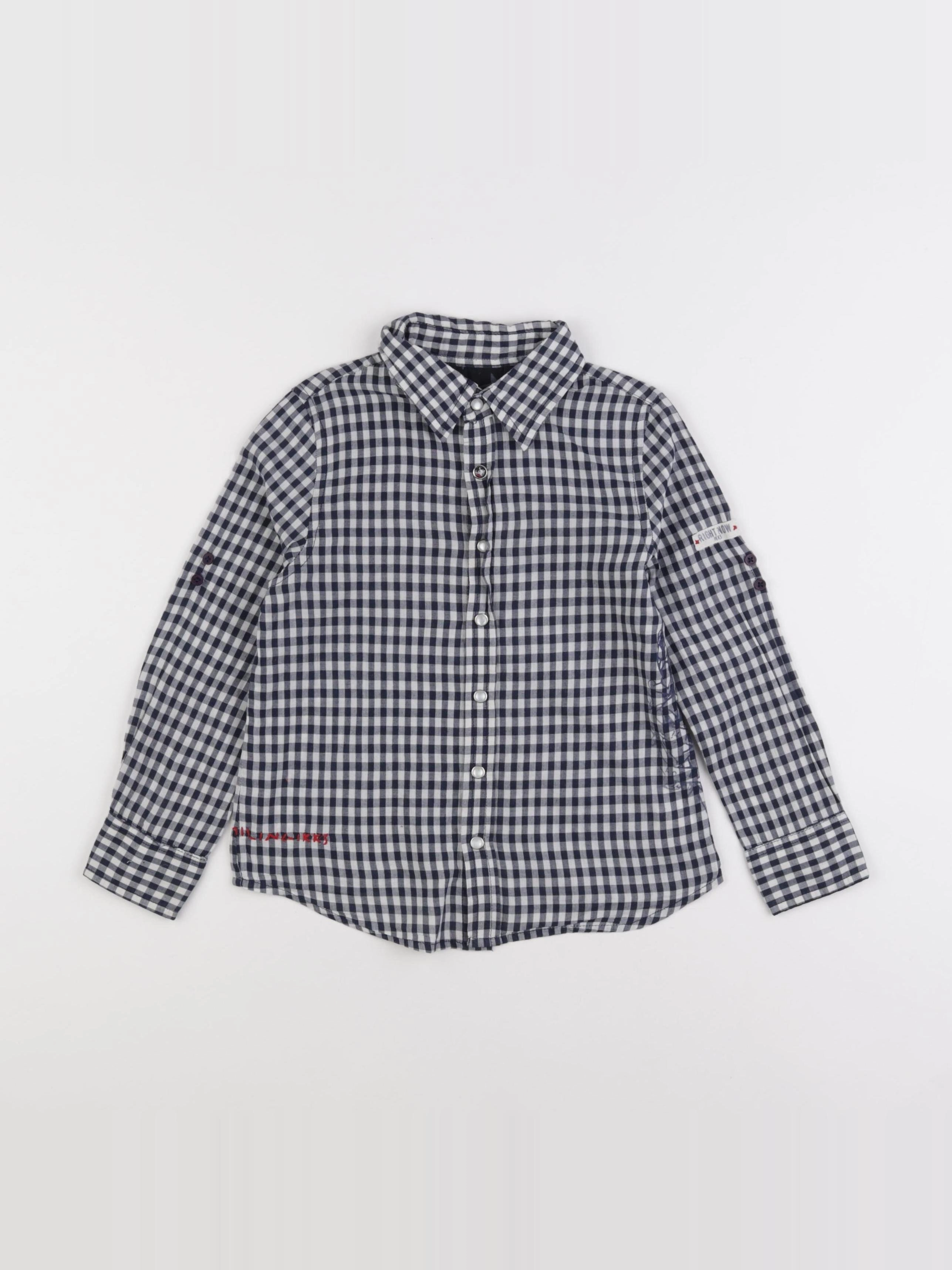 IKKS - chemise blanc, bleu - 5 ans