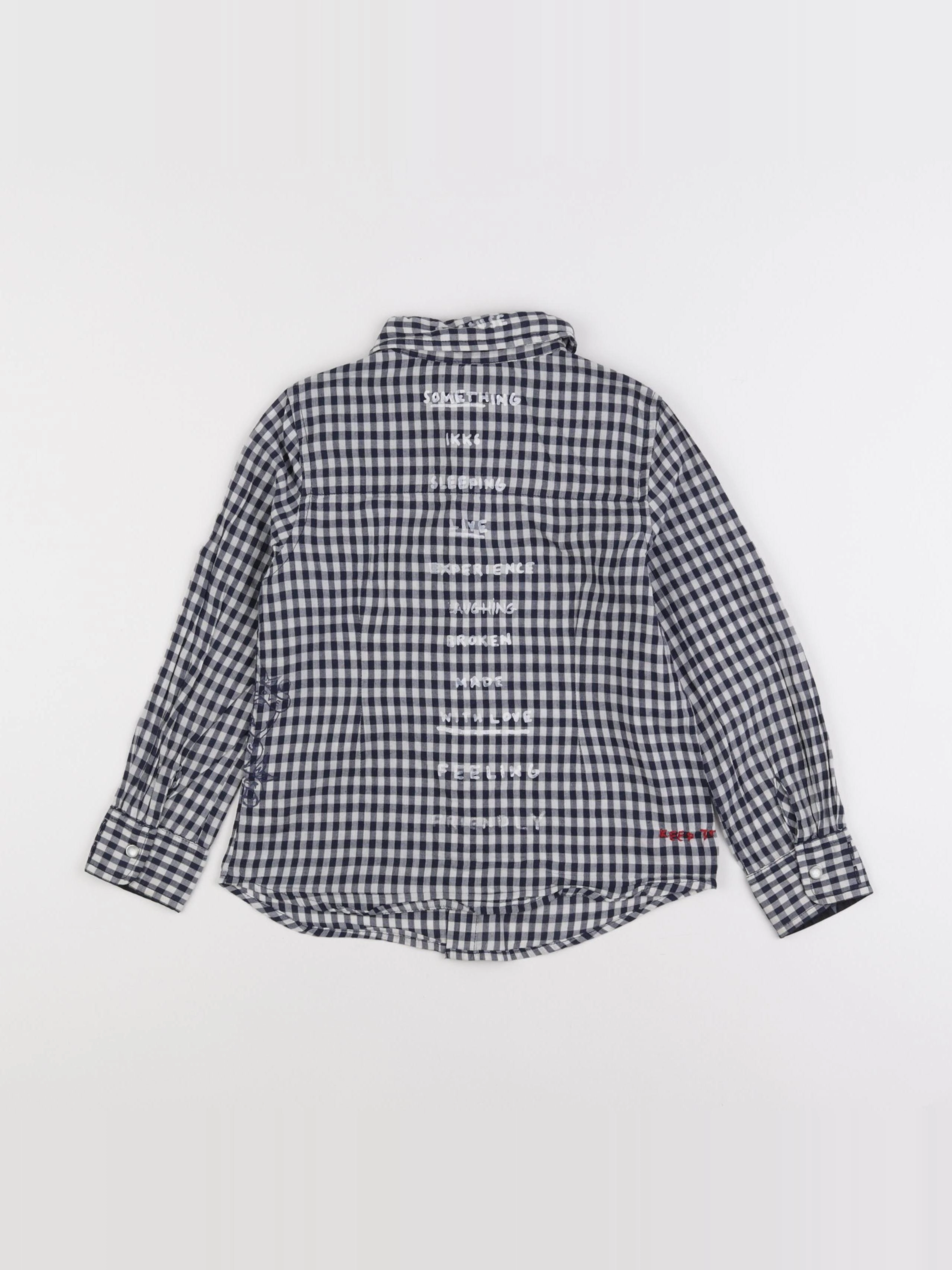 IKKS - chemise blanc, bleu - 5 ans