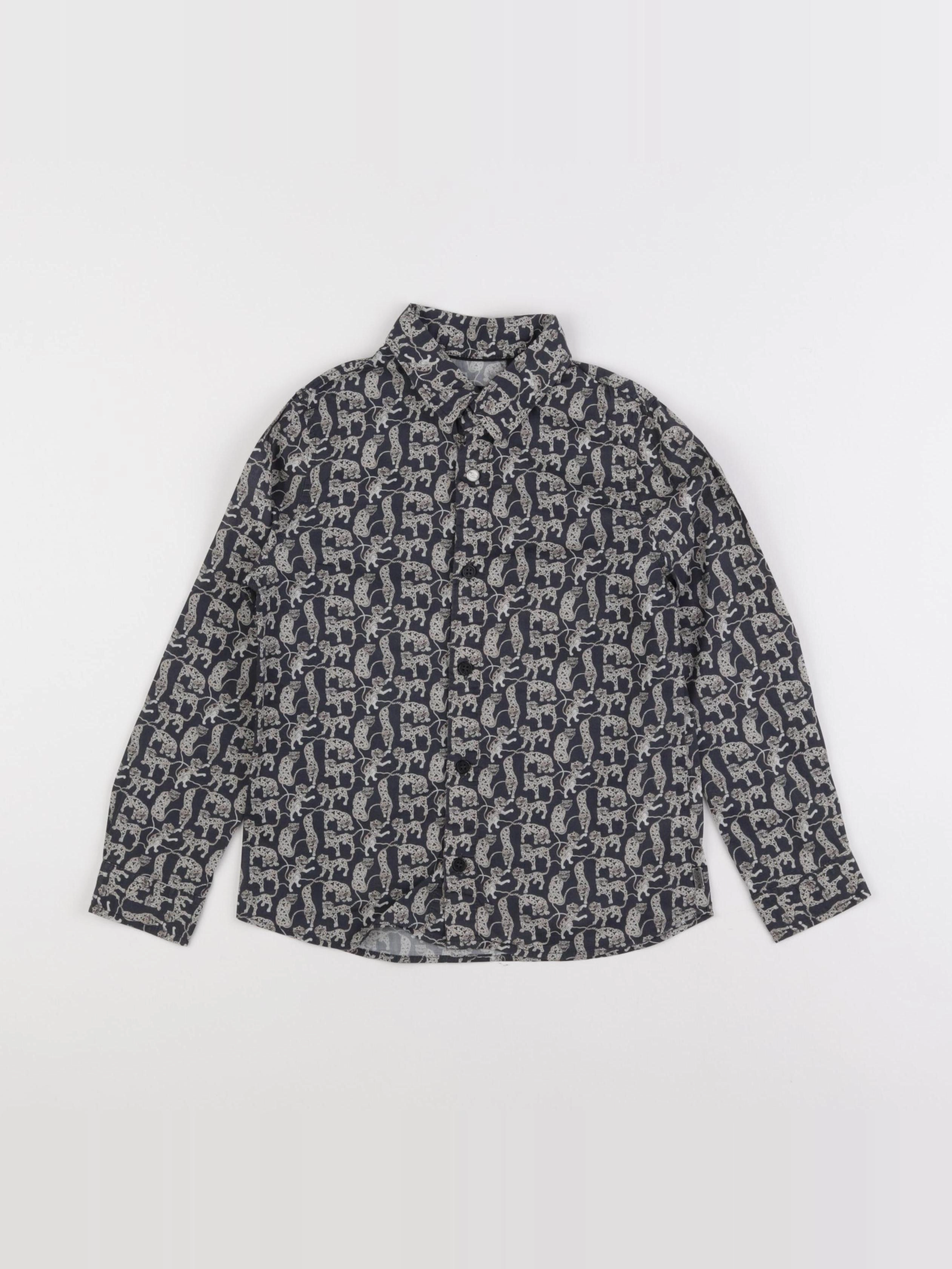 IKKS - chemise gris, beige - 5 ans