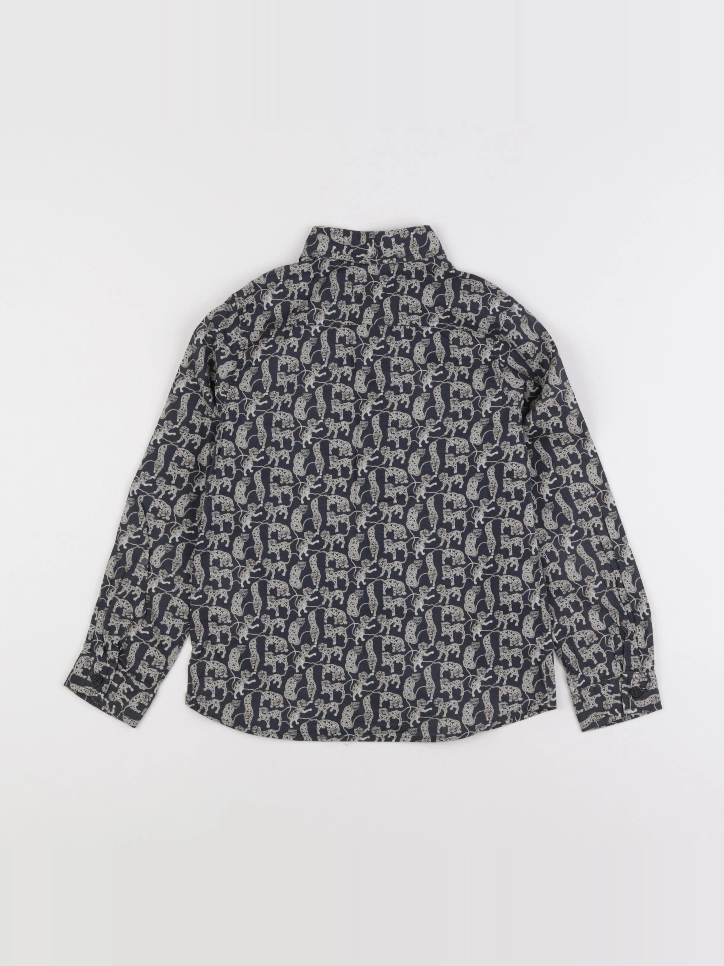 IKKS - chemise gris, beige - 5 ans