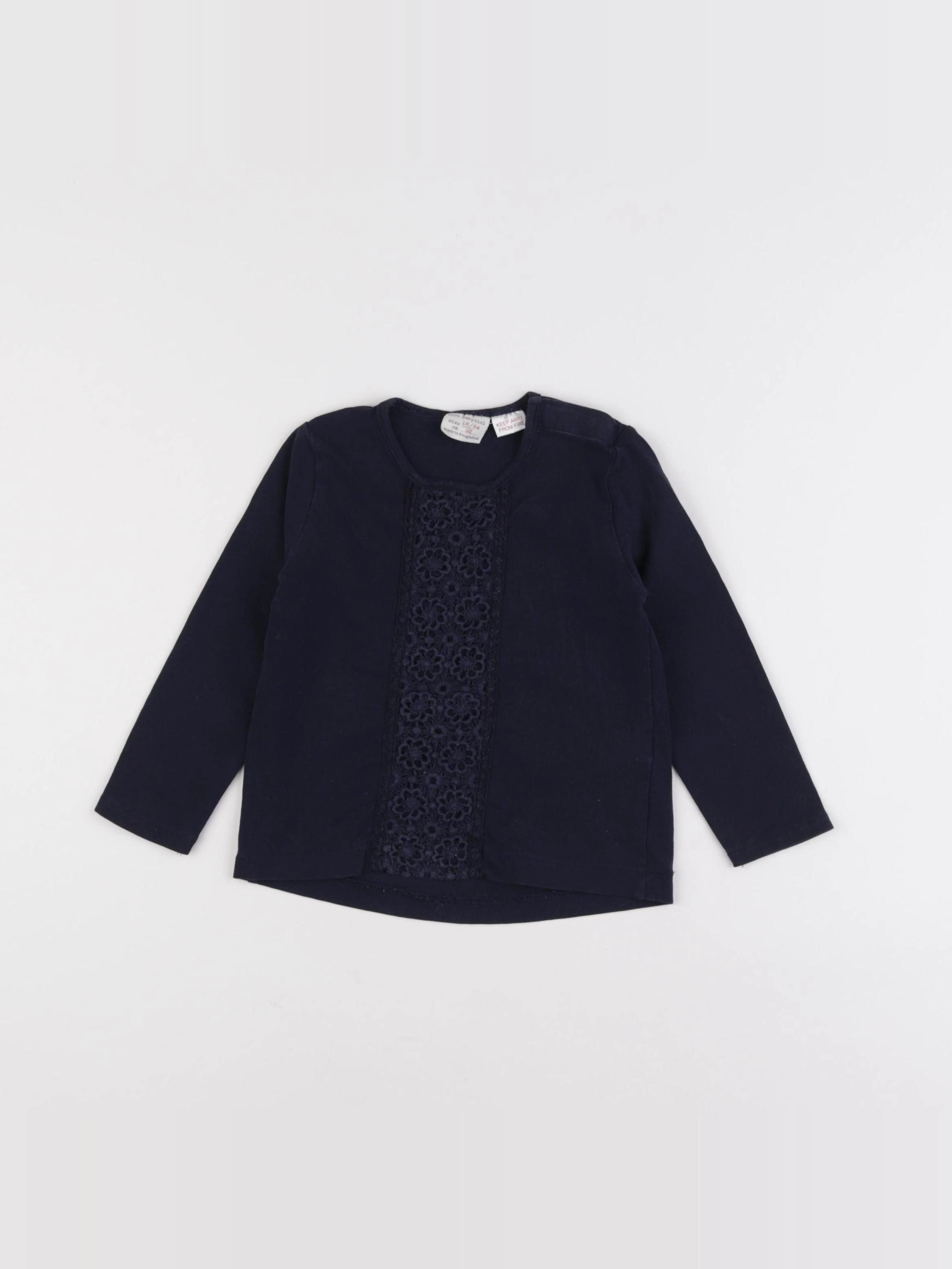 Zara - tee-shirt bleu - 18 mois à 2 ans