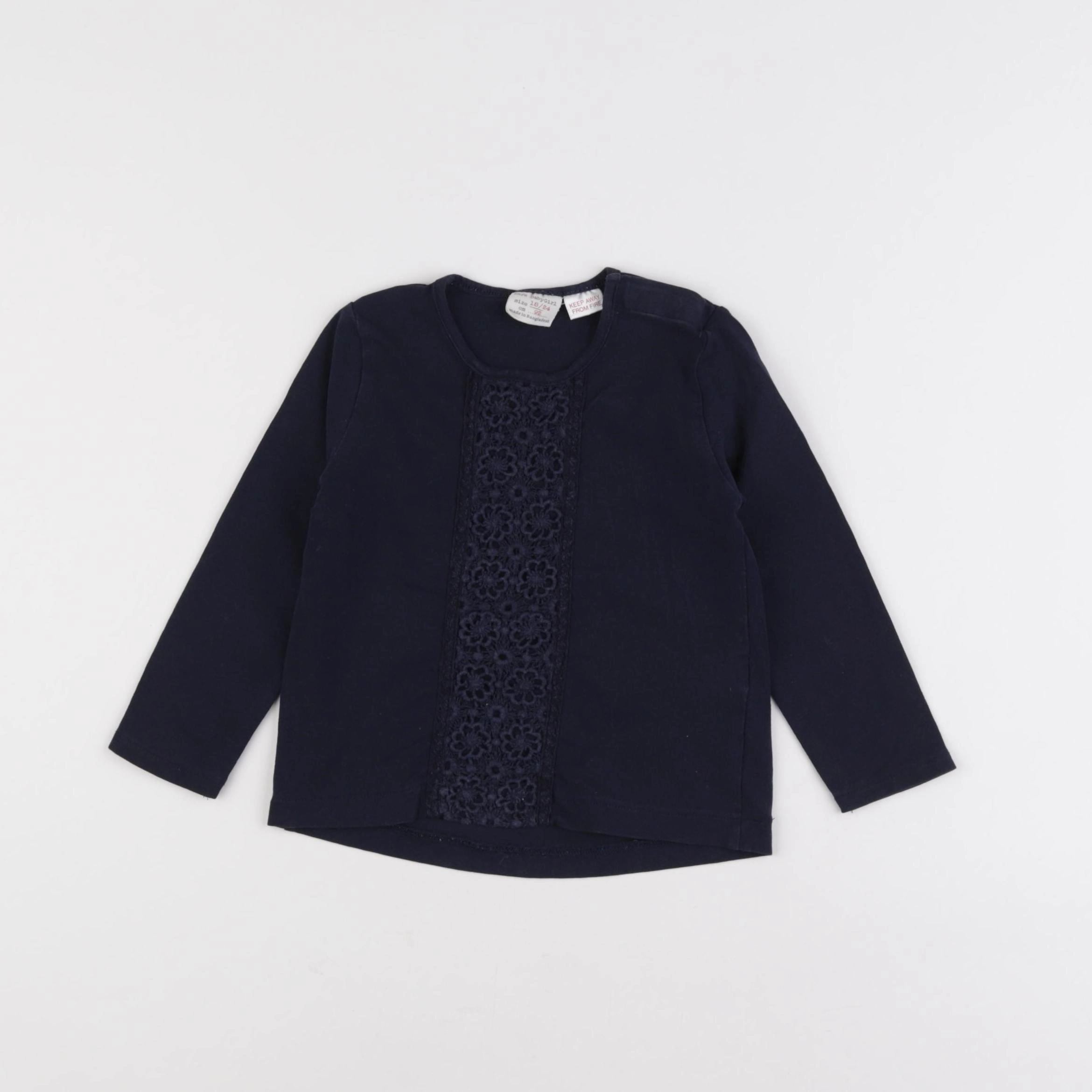 Zara - tee-shirt bleu - 18 mois à 2 ans