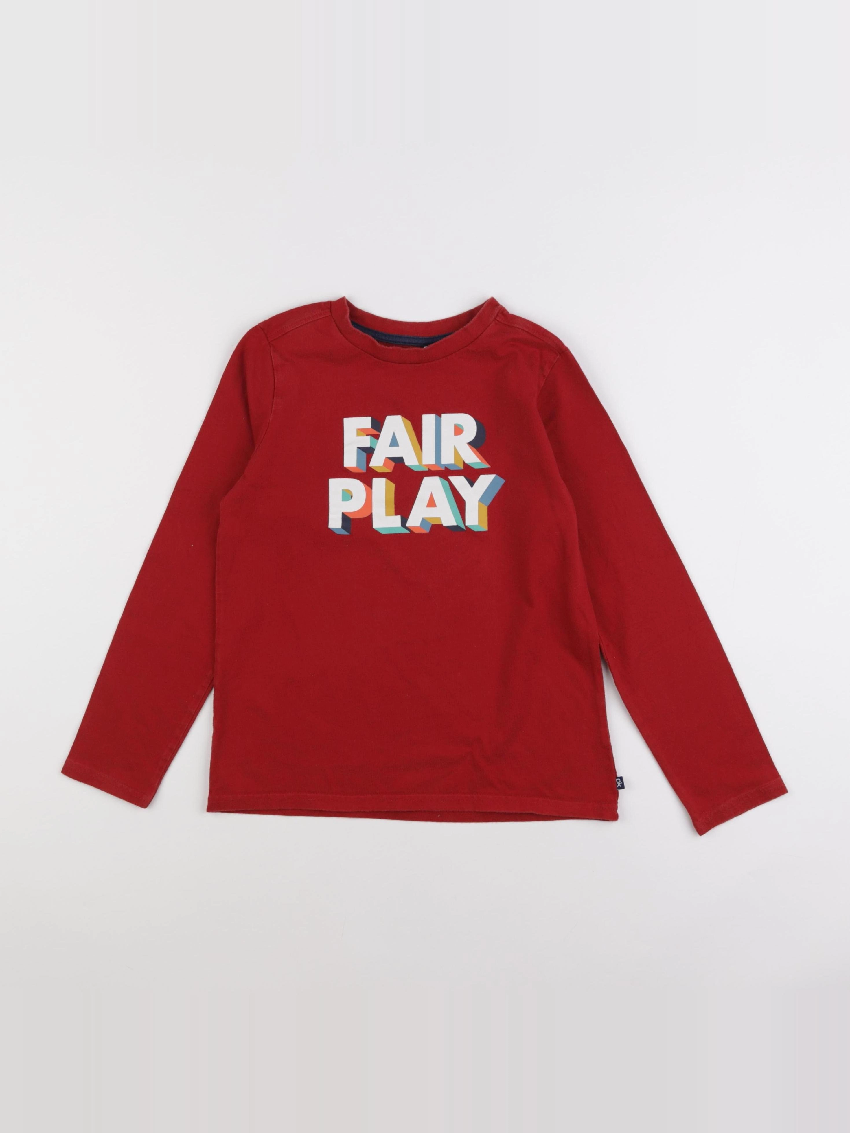 Okaidi - tee-shirt rouge - 10 ans