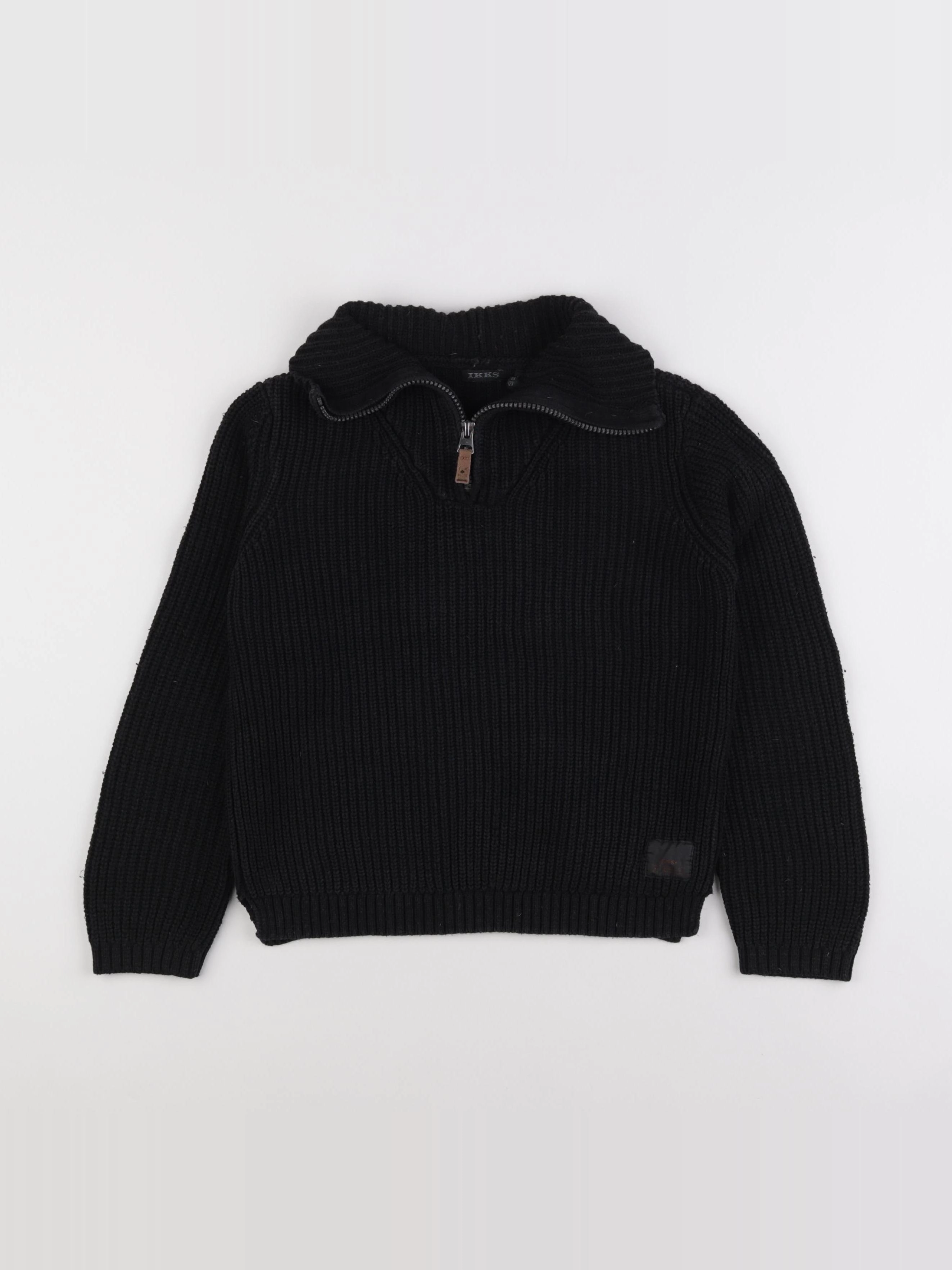 IKKS - pull noir - 8 ans