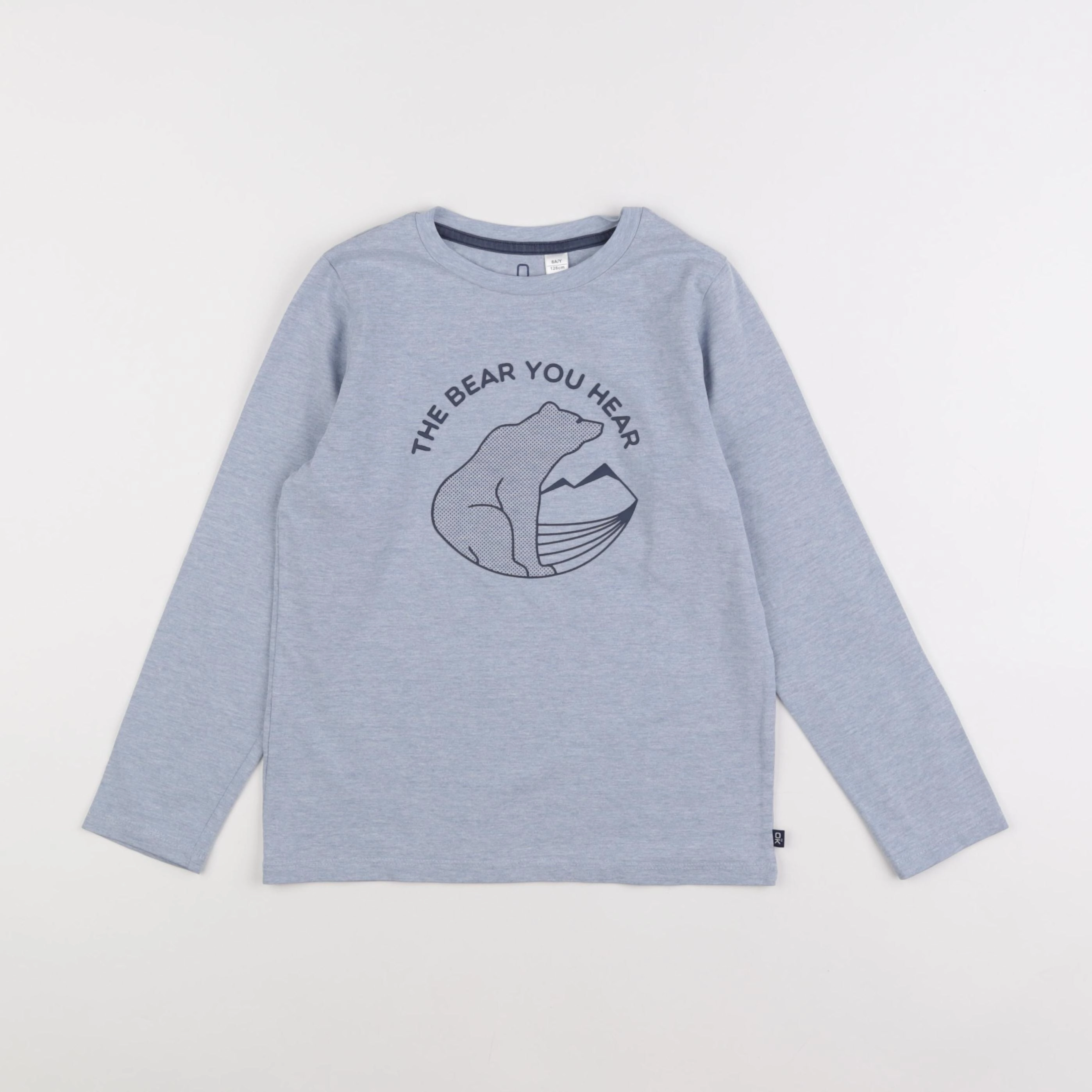 Okaidi - tee-shirt bleu - 8 ans