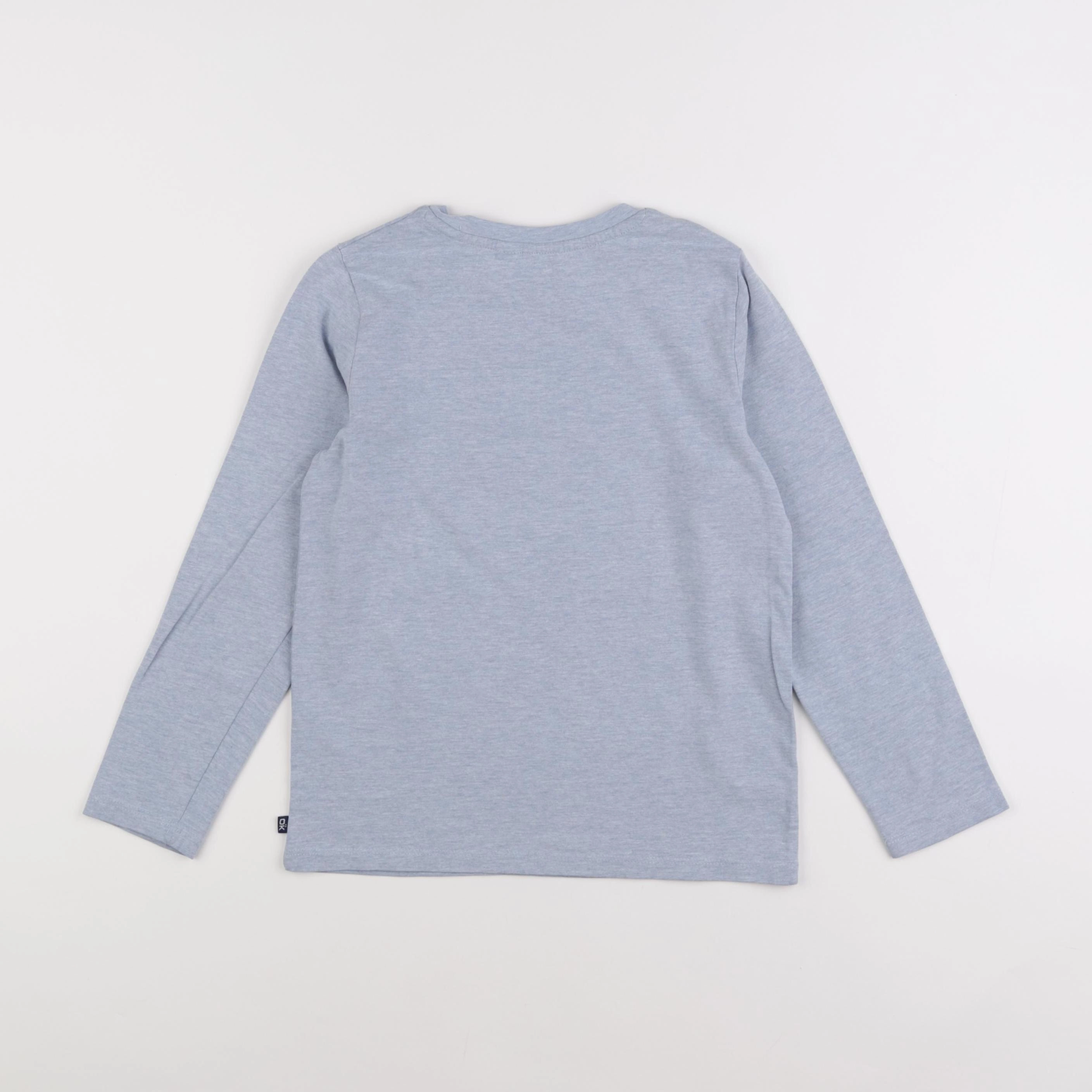 Okaidi - tee-shirt bleu - 8 ans