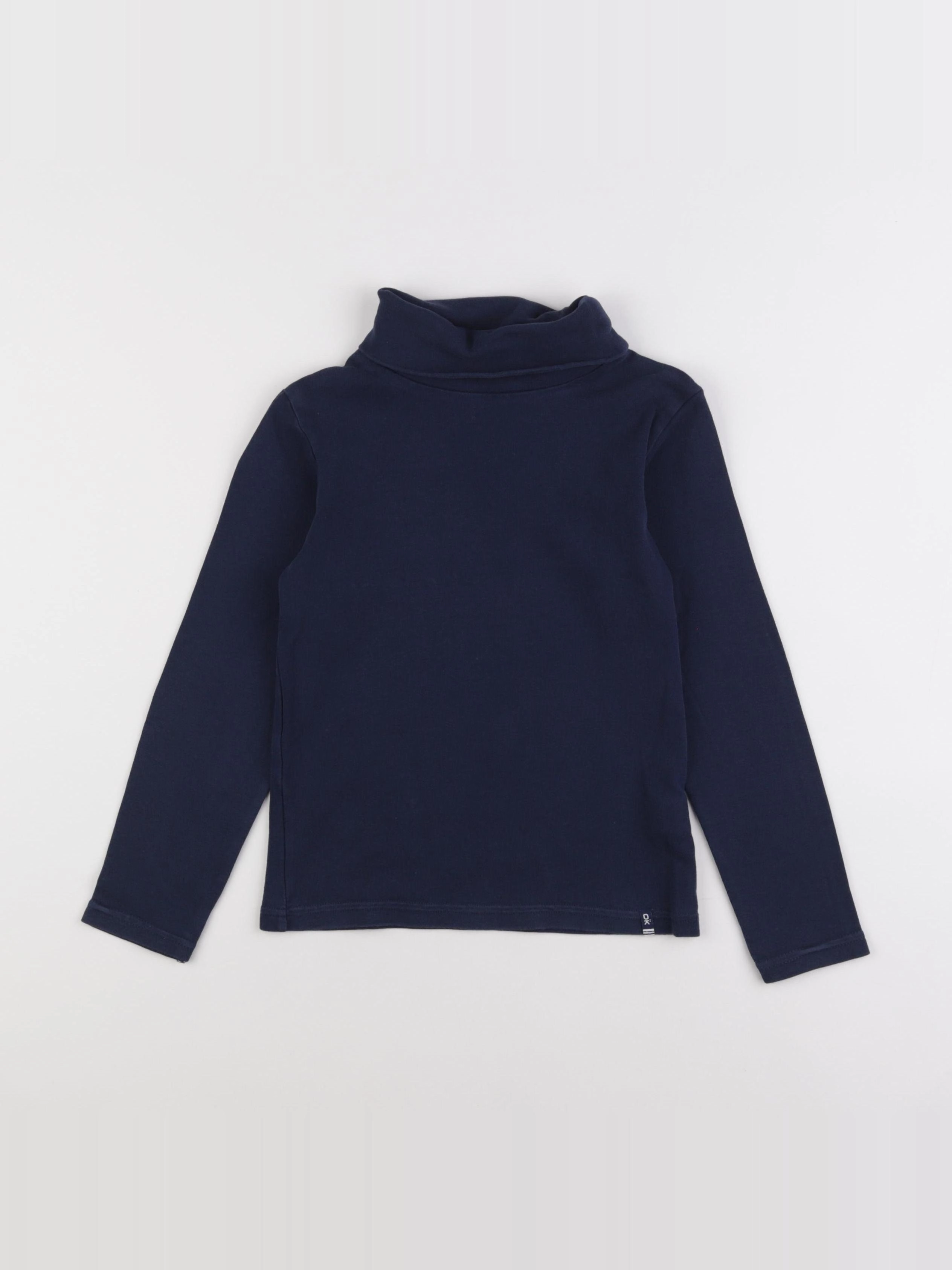 Okaidi - sous-pull bleu - 8 ans