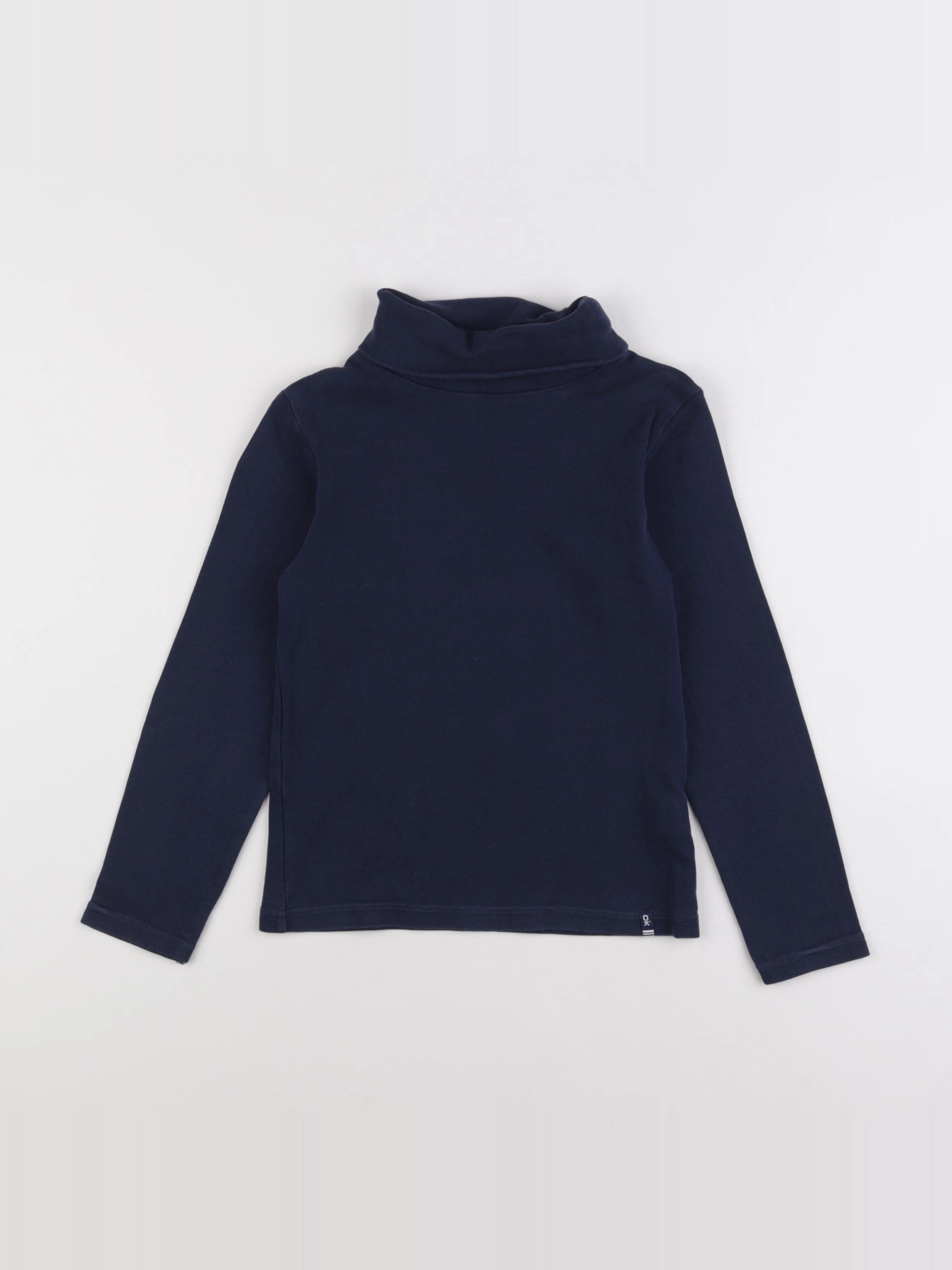 Okaidi - sous-pull bleu - 8 ans