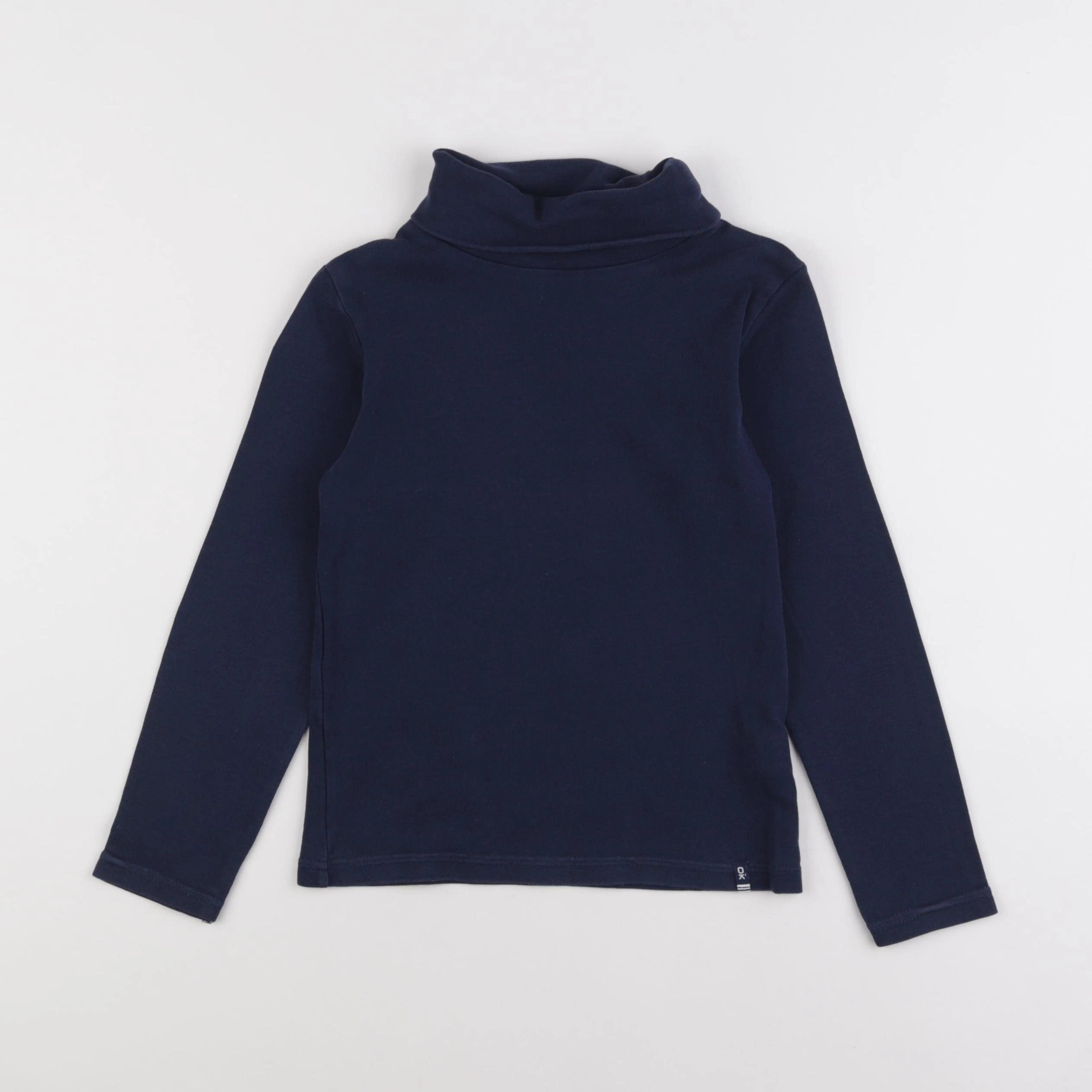 Okaidi - sous-pull bleu - 8 ans