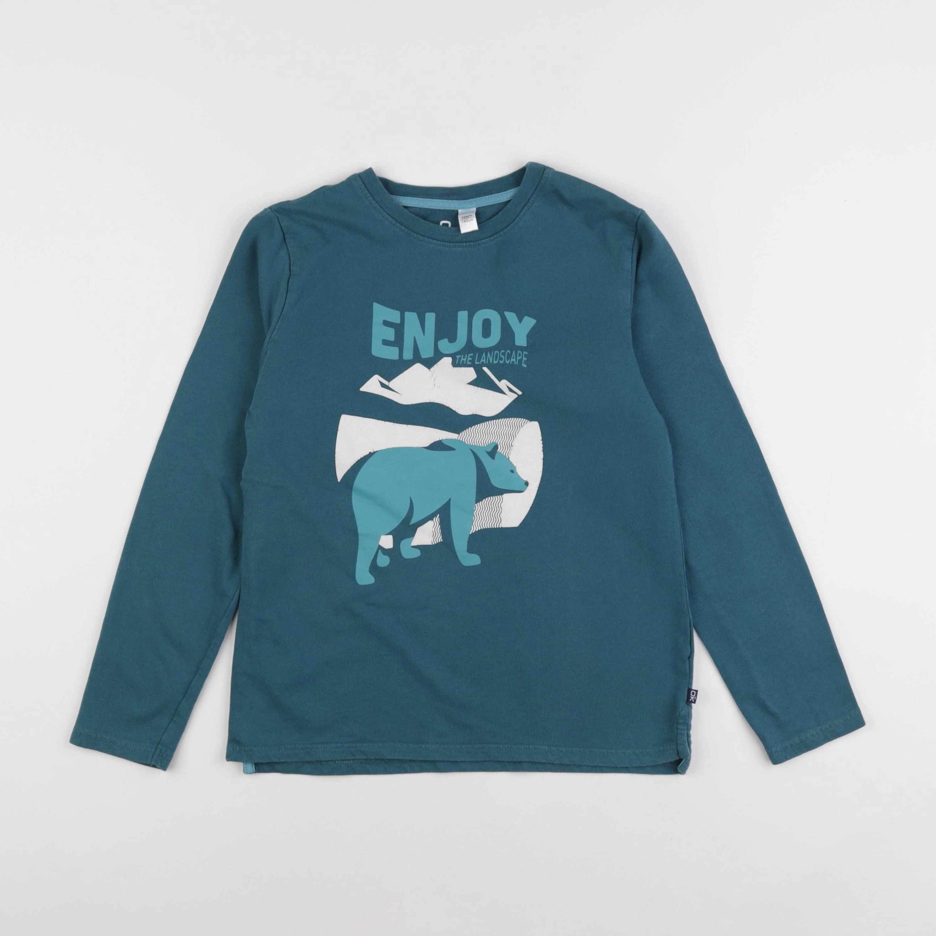 Okaidi - tee-shirt bleu - 10 ans