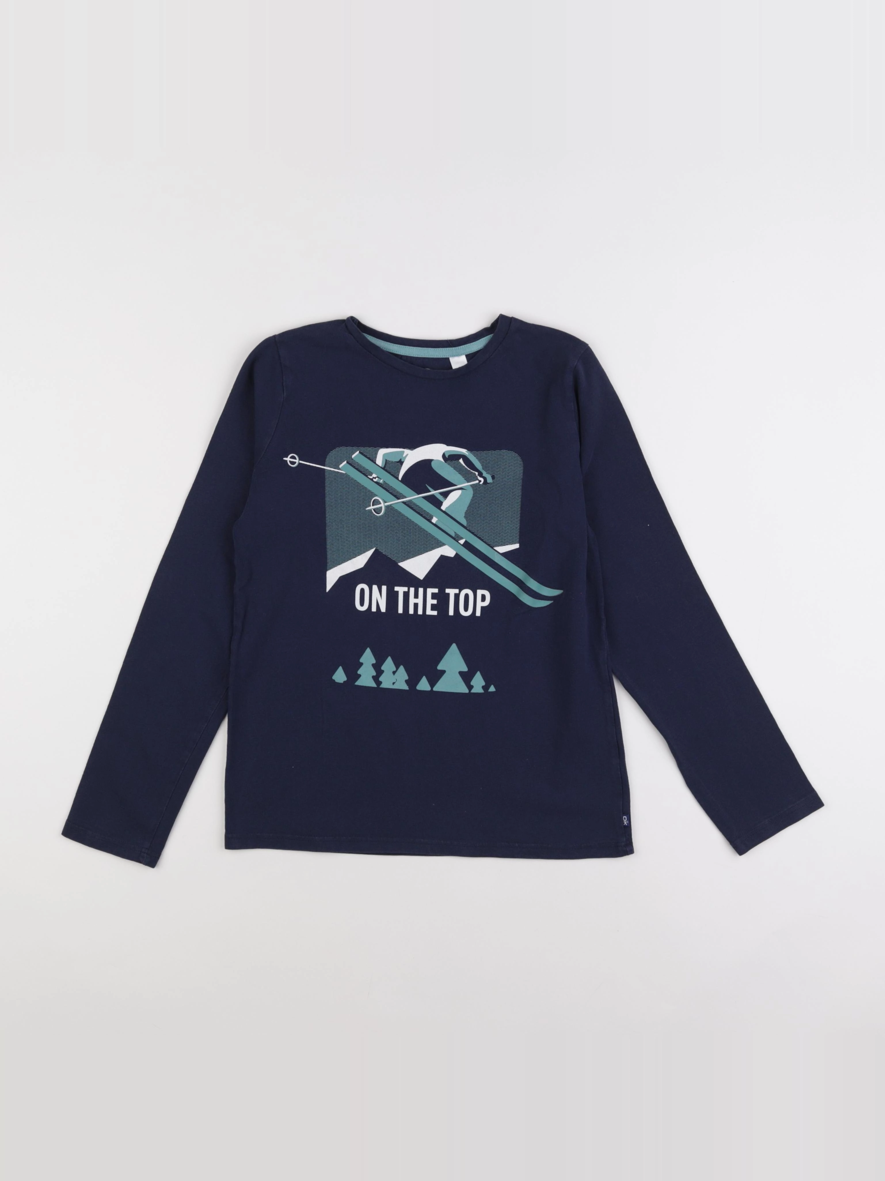 Okaidi - tee-shirt bleu - 10 ans