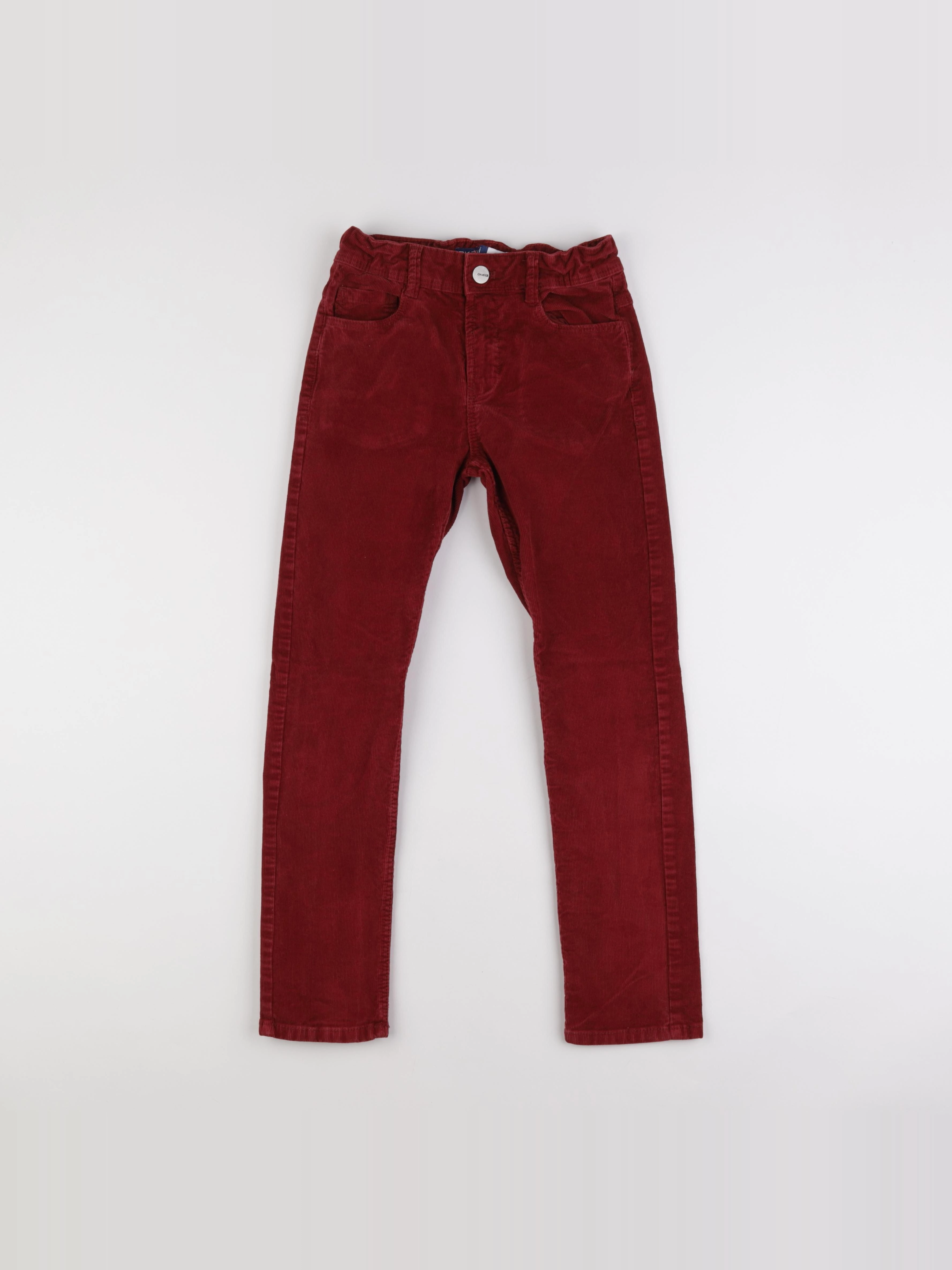 Okaidi - pantalon rouge - 10 ans