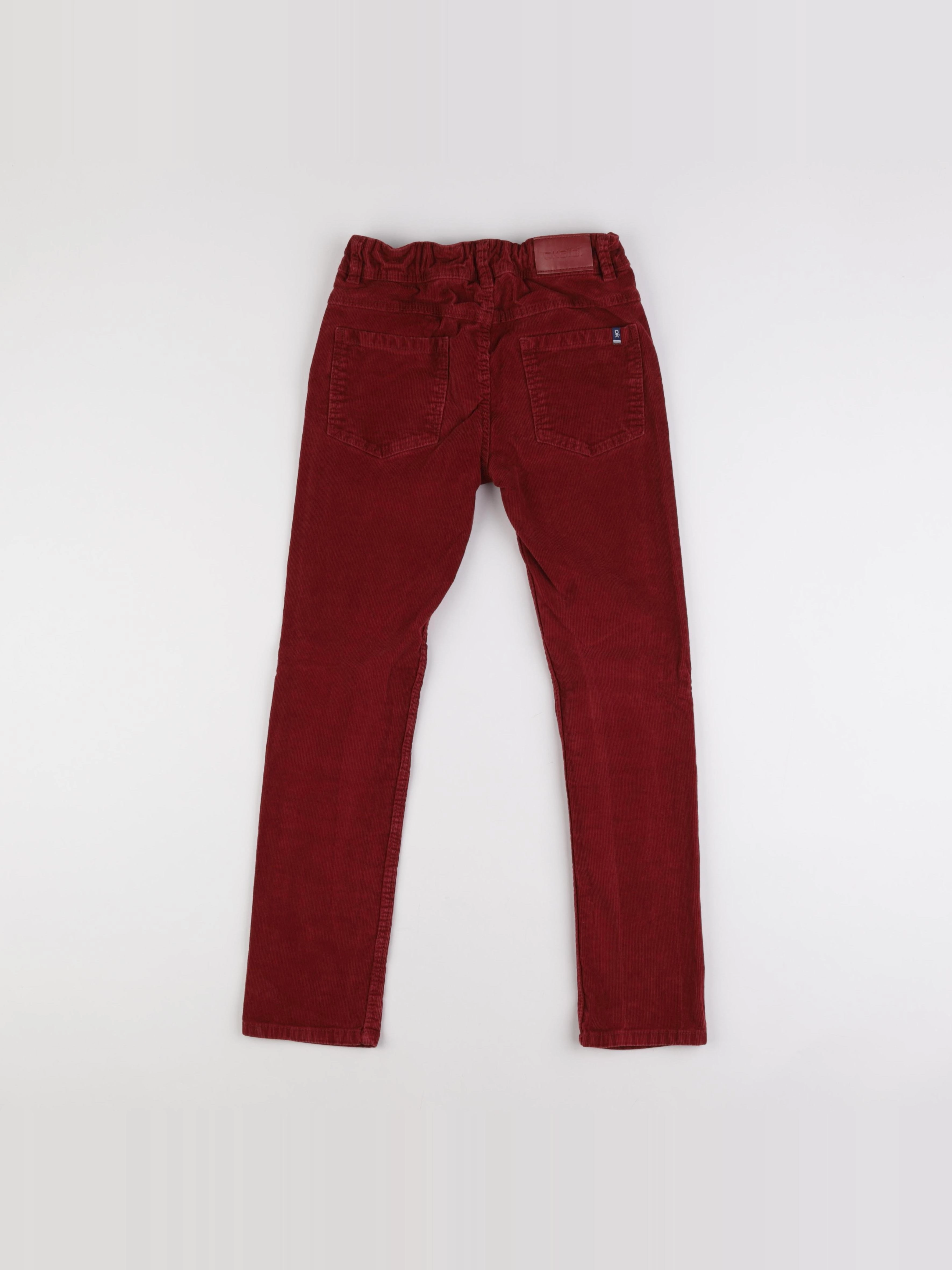 Okaidi - pantalon rouge - 10 ans