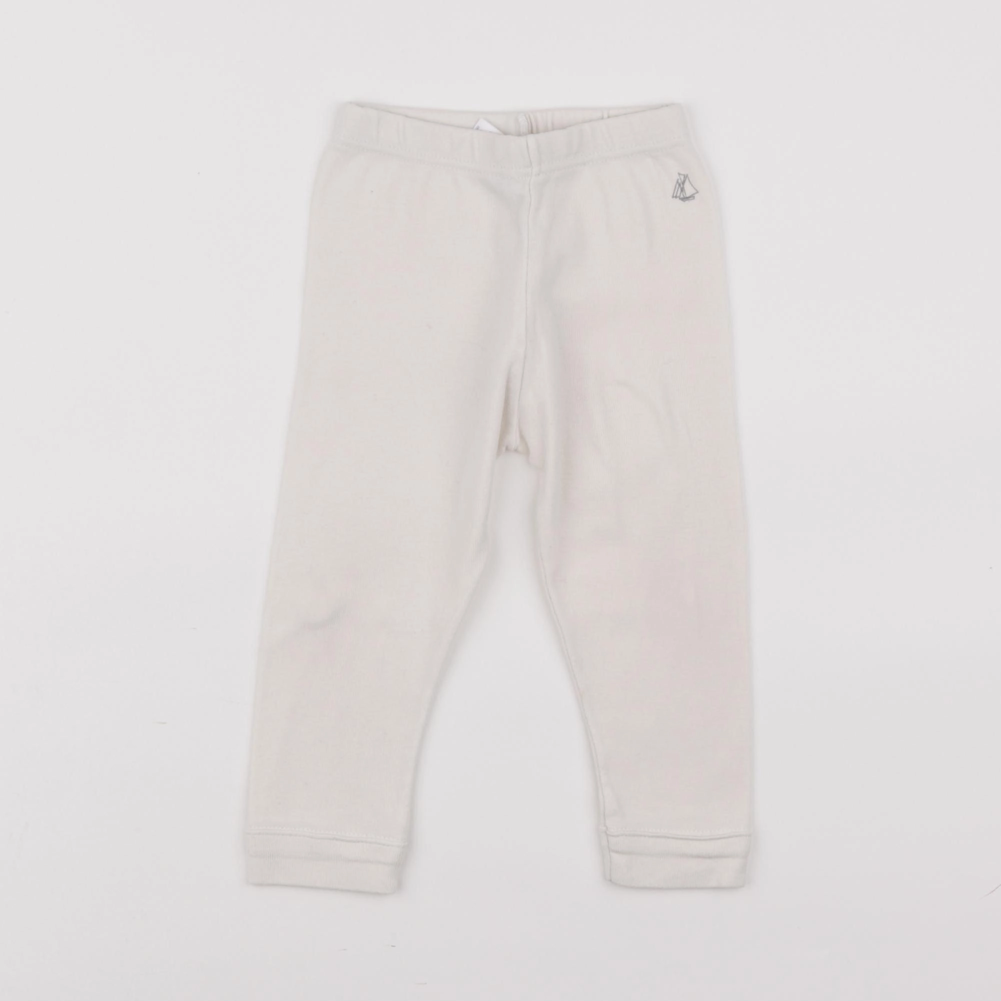 Petit Bateau - legging blanc - 18 mois
