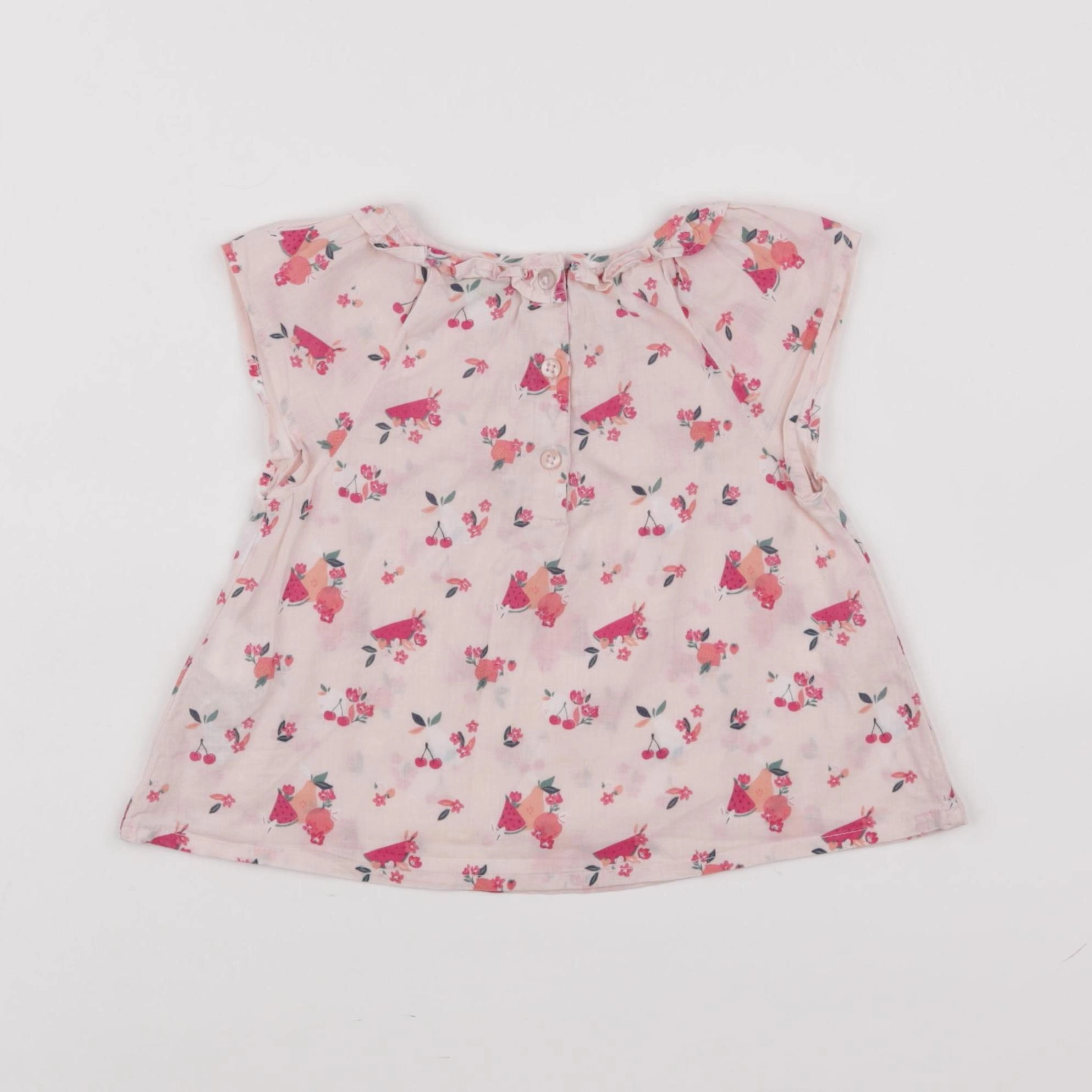 Tape à l'oeil - blouse rose - 9 mois
