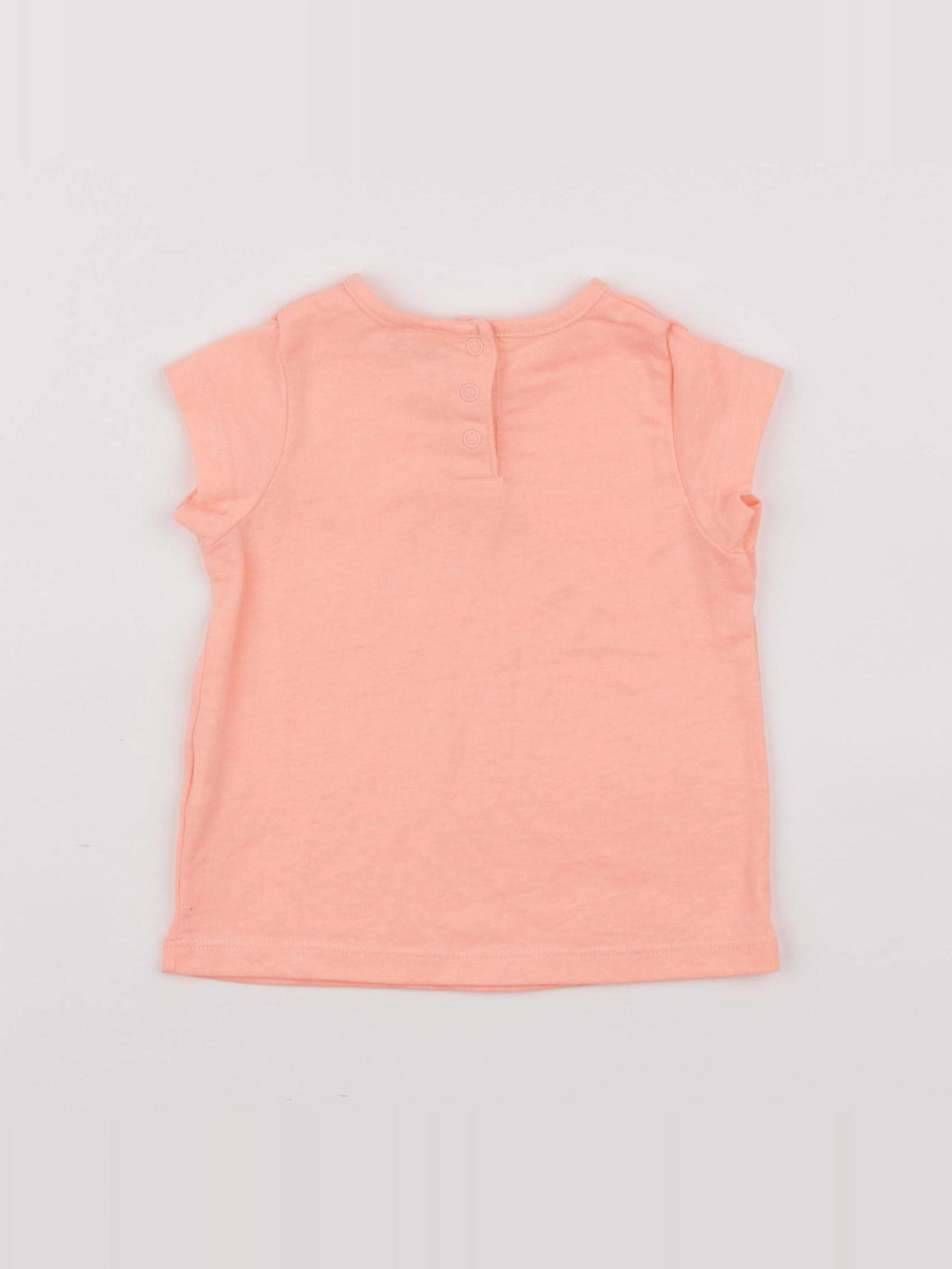Tape à l'oeil - tee-shirt rose - 9 mois