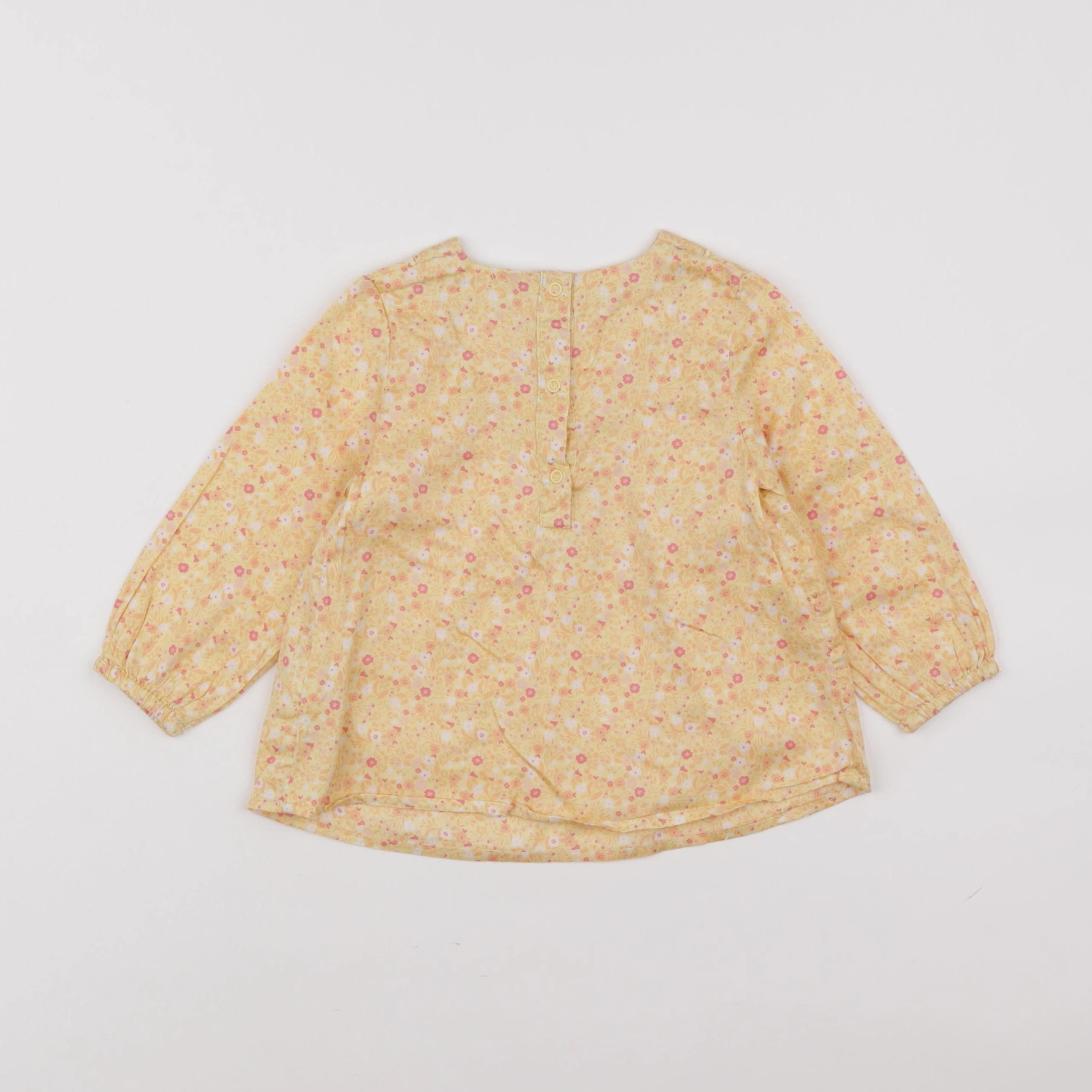 Tape à l'oeil - blouse orange, jaune - 18 mois