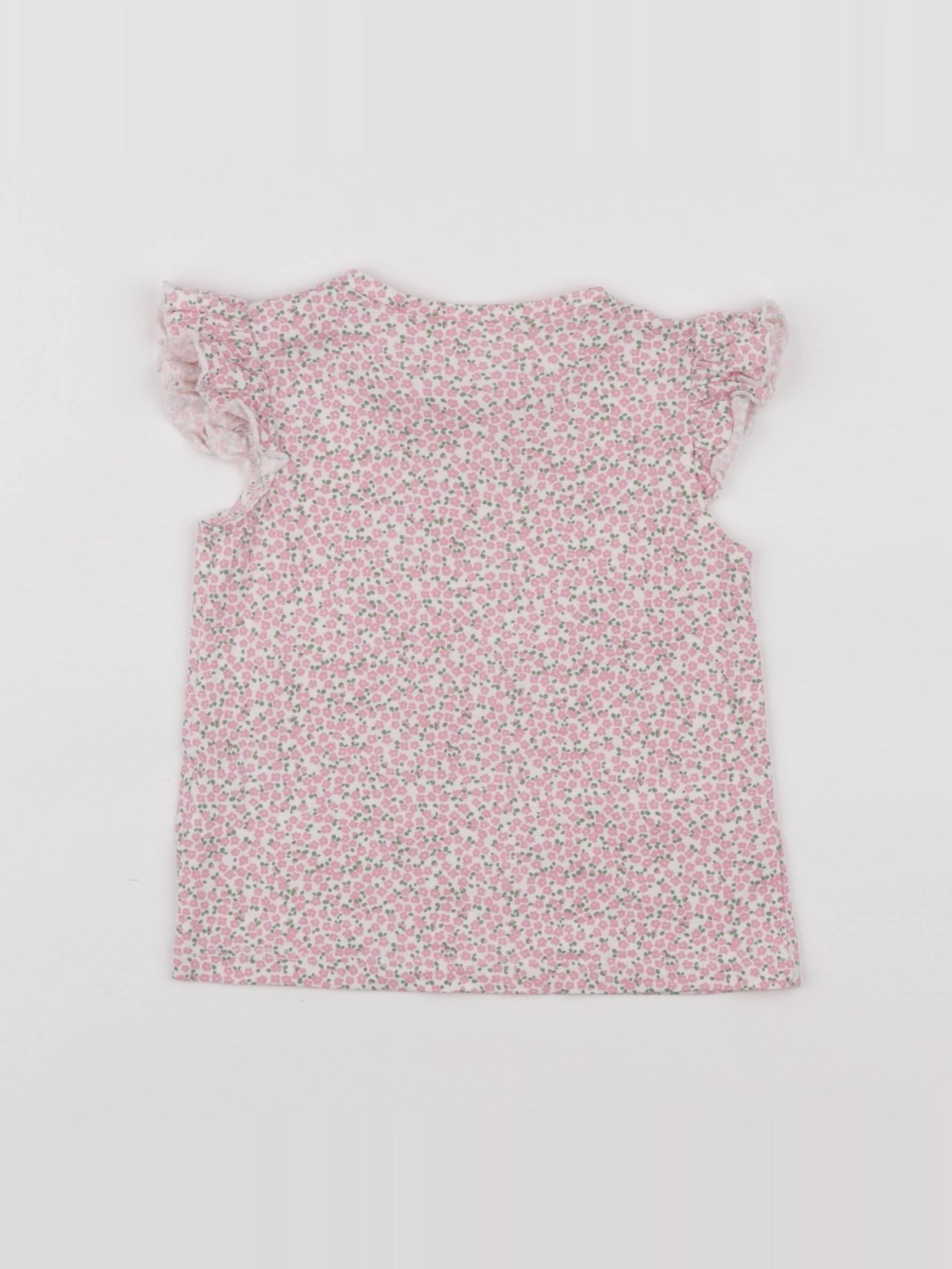 H&M - tee-shirt rose - 9/12 mois