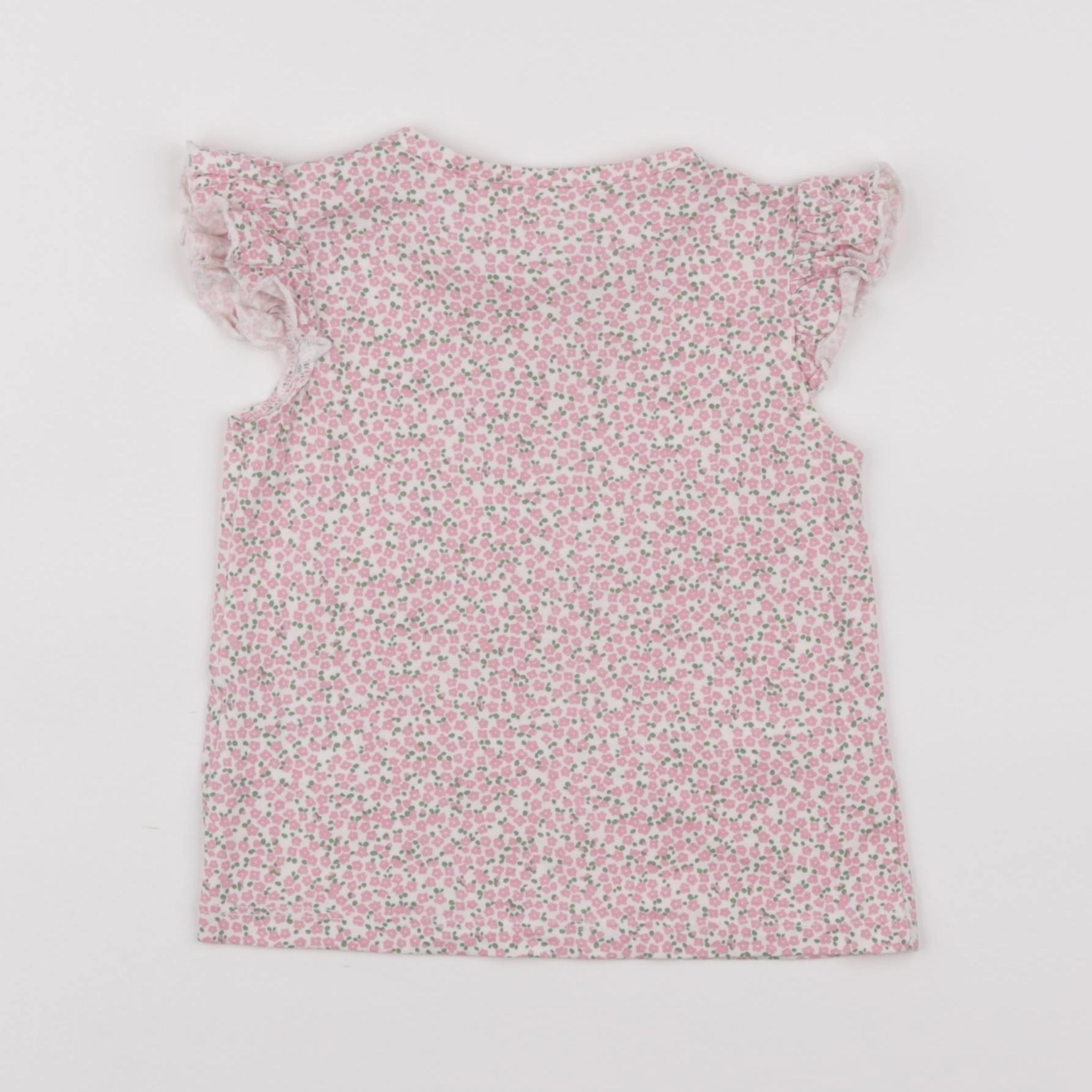 H&M - tee-shirt rose - 9/12 mois